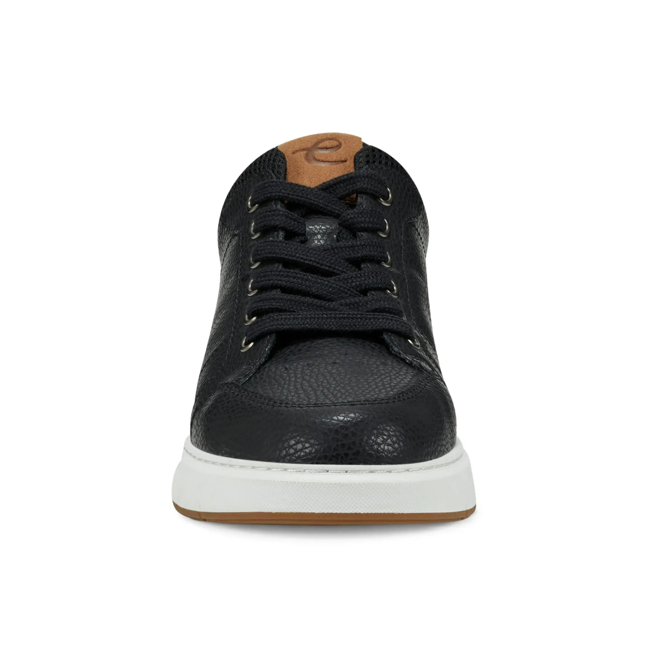 Sneakers|Sneakers>Easy Spirit x Denise Austin Dilli Lace-up Court Sneakers Black Leather