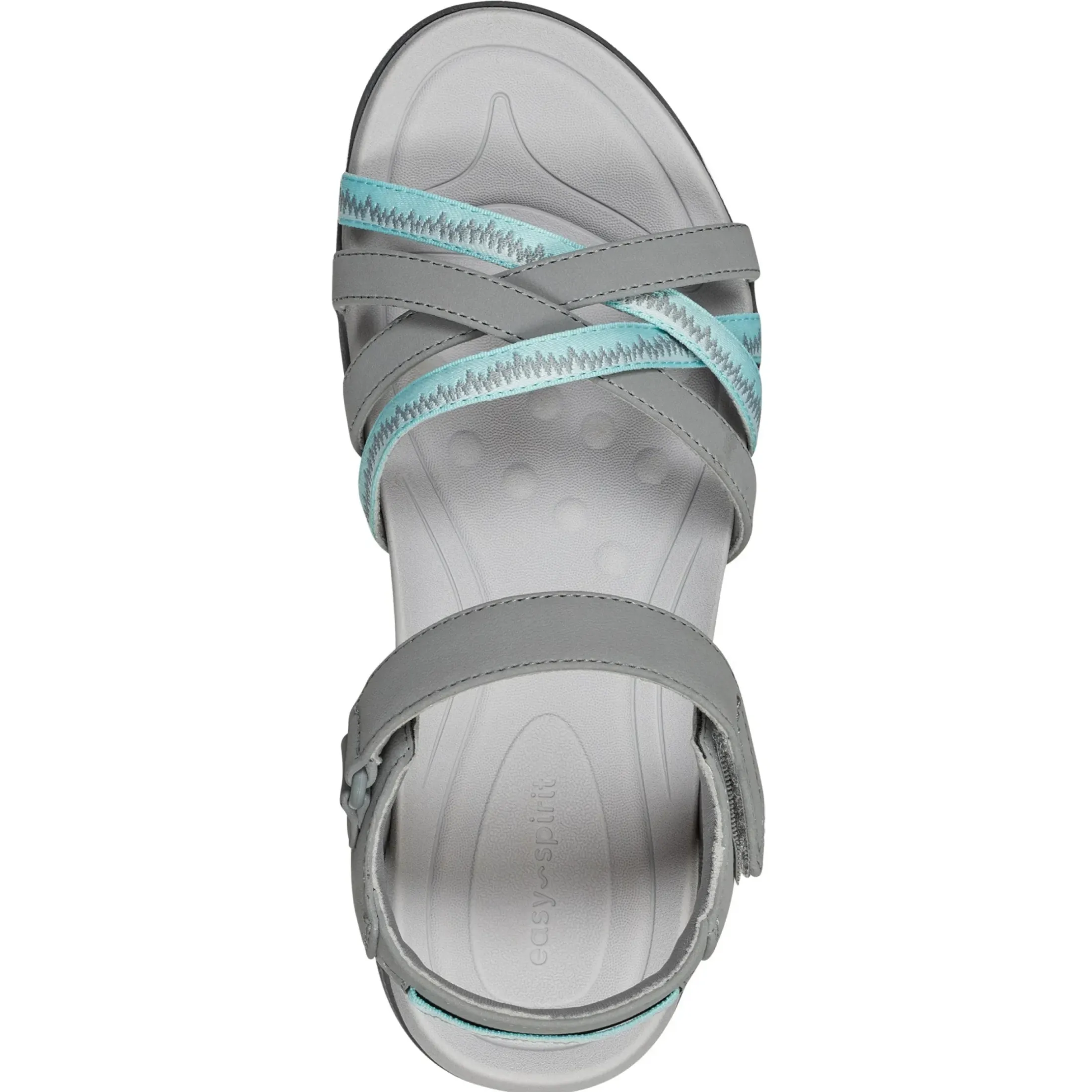 Sport|Explore24>Easy Spirit Edine Flat Sandals Grey/Blue Glass