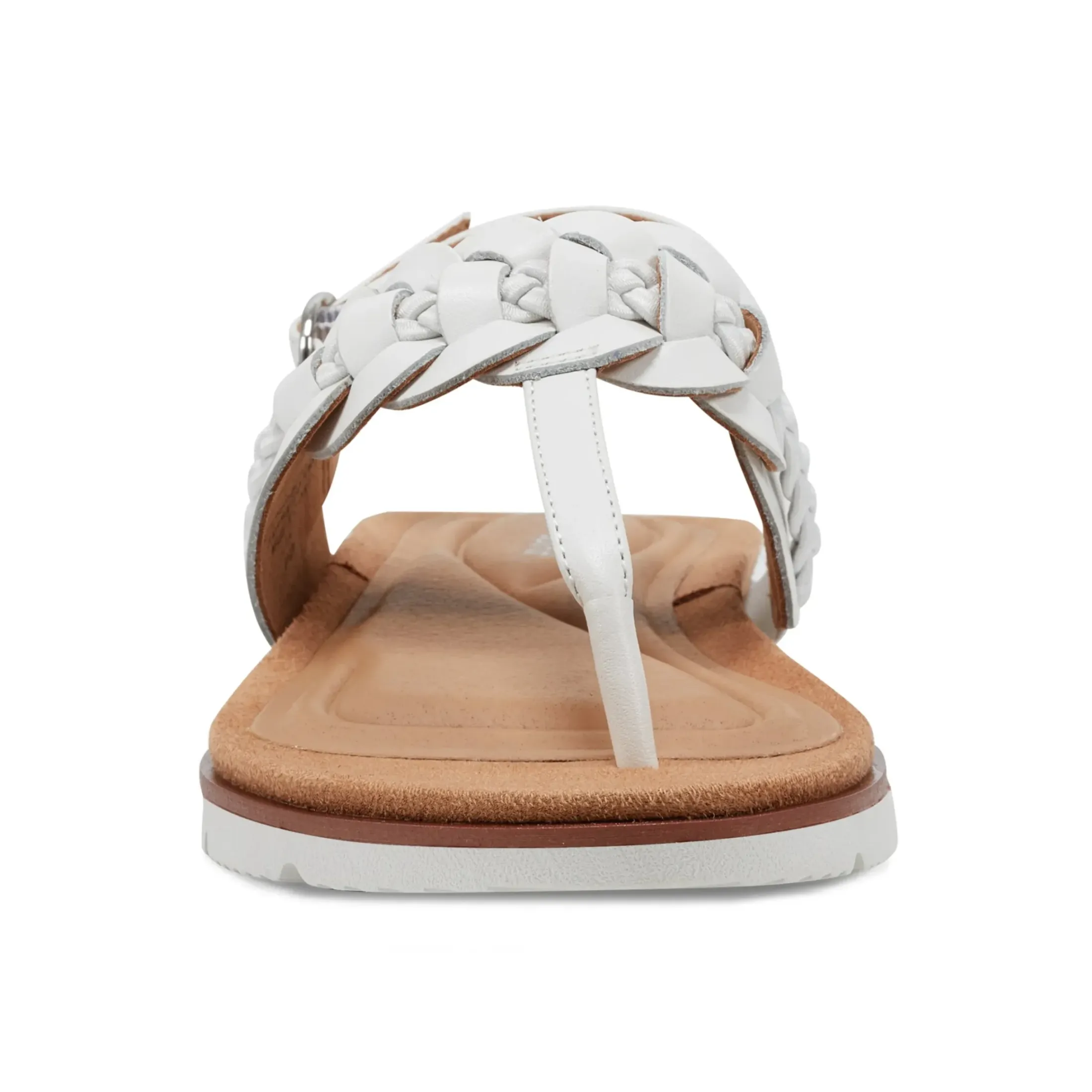 Casual|Flats>Easy Spirit Elaine Flat Sandals White