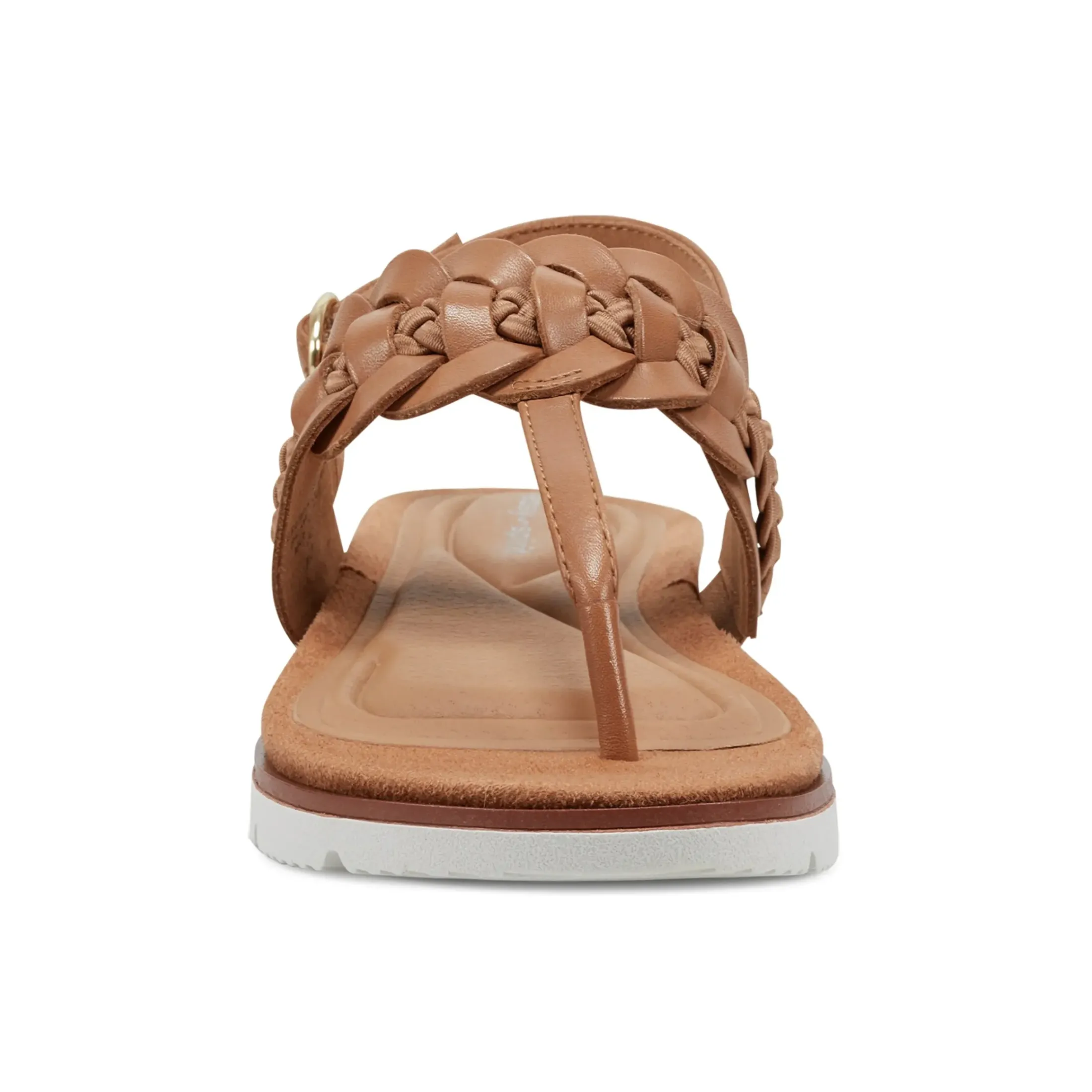 Casual|Flats>Easy Spirit Elaine Flat Sandals Almond Brown