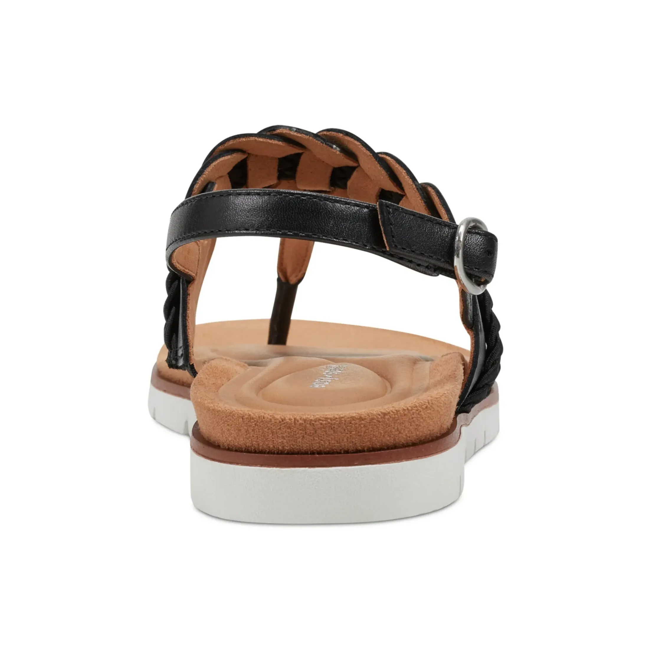 Casual|Flats>Easy Spirit Elaine Flat Sandals Black