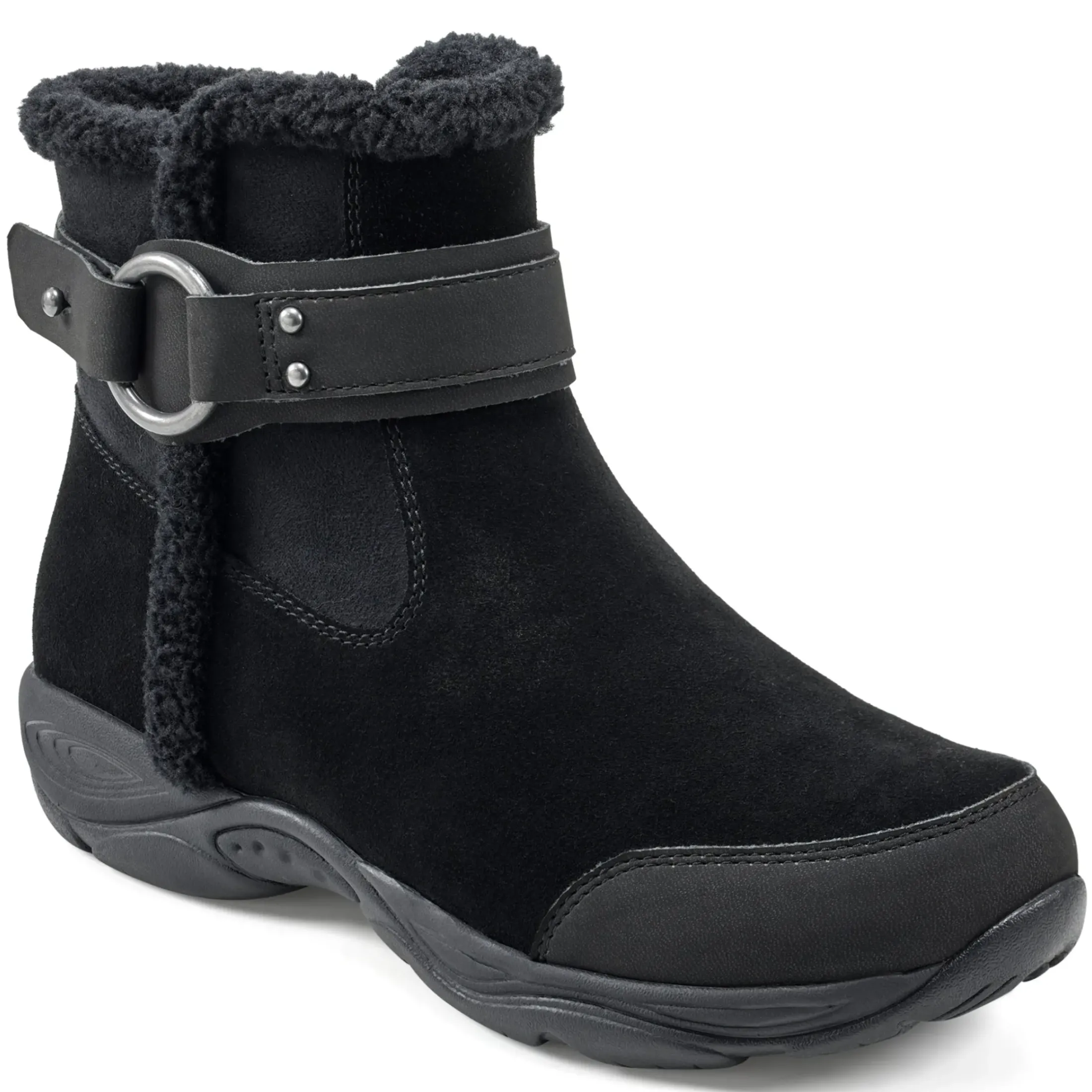 Explore24|Explore24>Easy Spirit Elinor Cold Weather Booties Black Suede