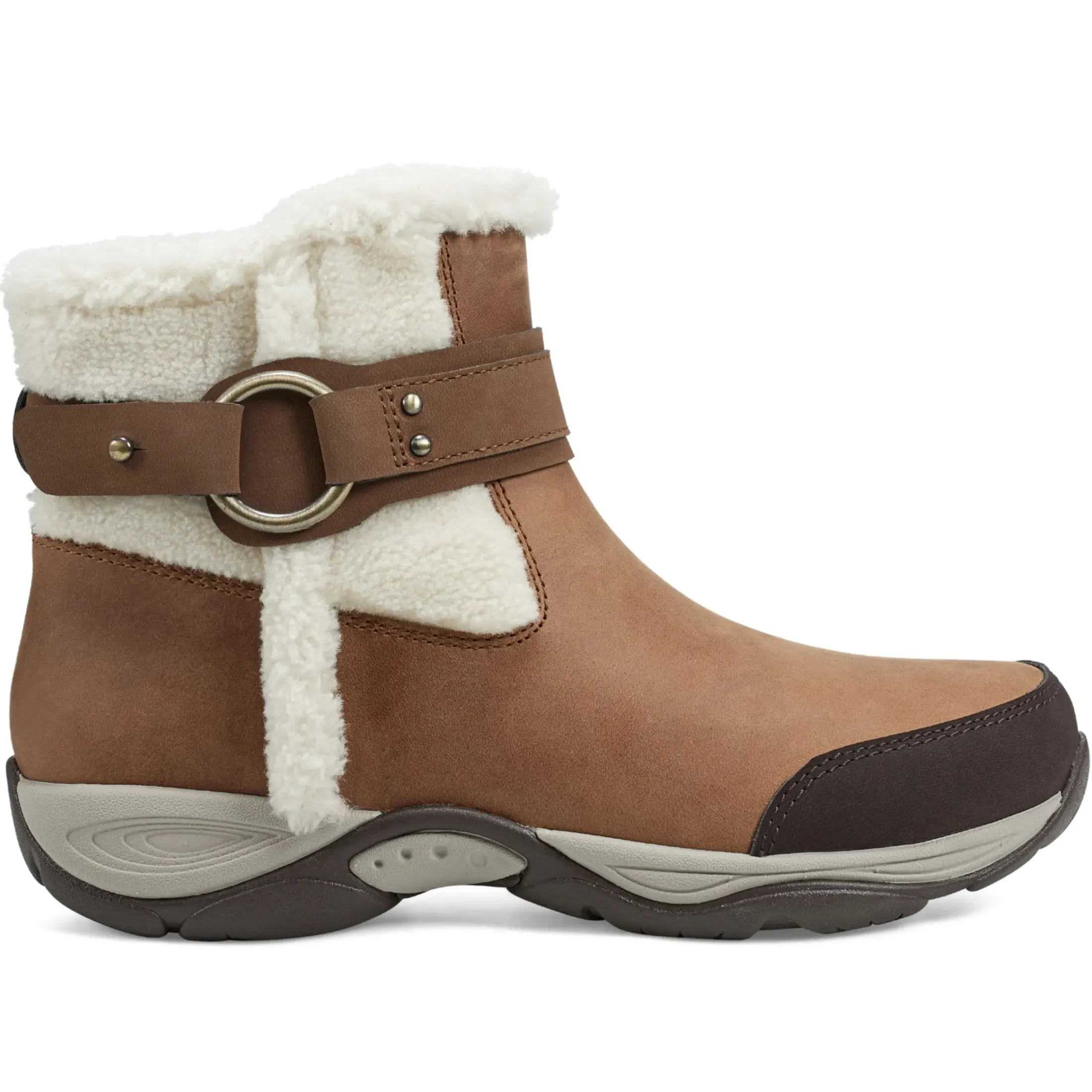Explore24|Explore24>Easy Spirit Elinor Cold Weather Booties Tan Combo