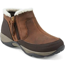 Explore24|Explore24>Easy Spirit Epic Cold Weather Booties Medium Brown Leather