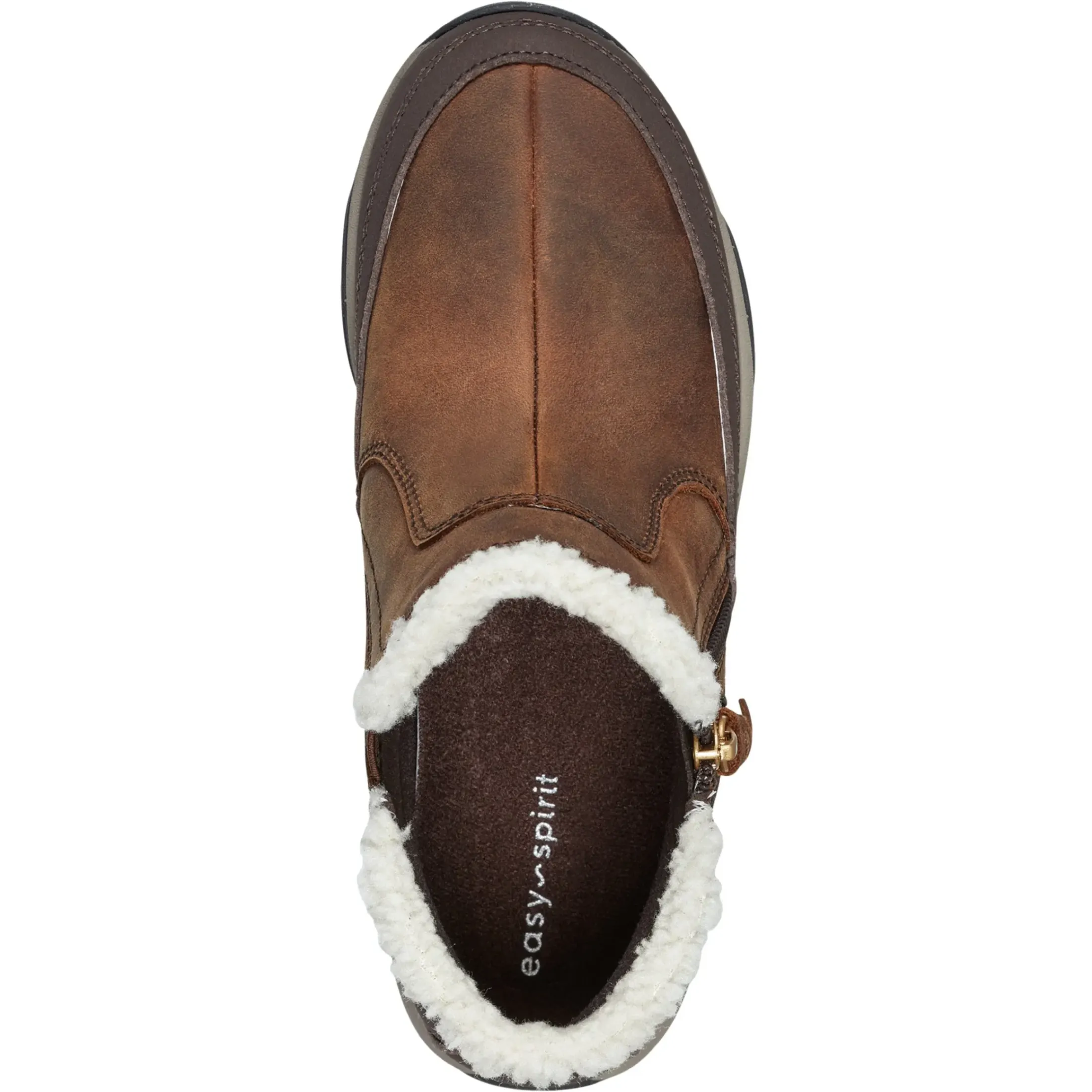 Explore24|Explore24>Easy Spirit Epic Cold Weather Booties Medium Brown Leather