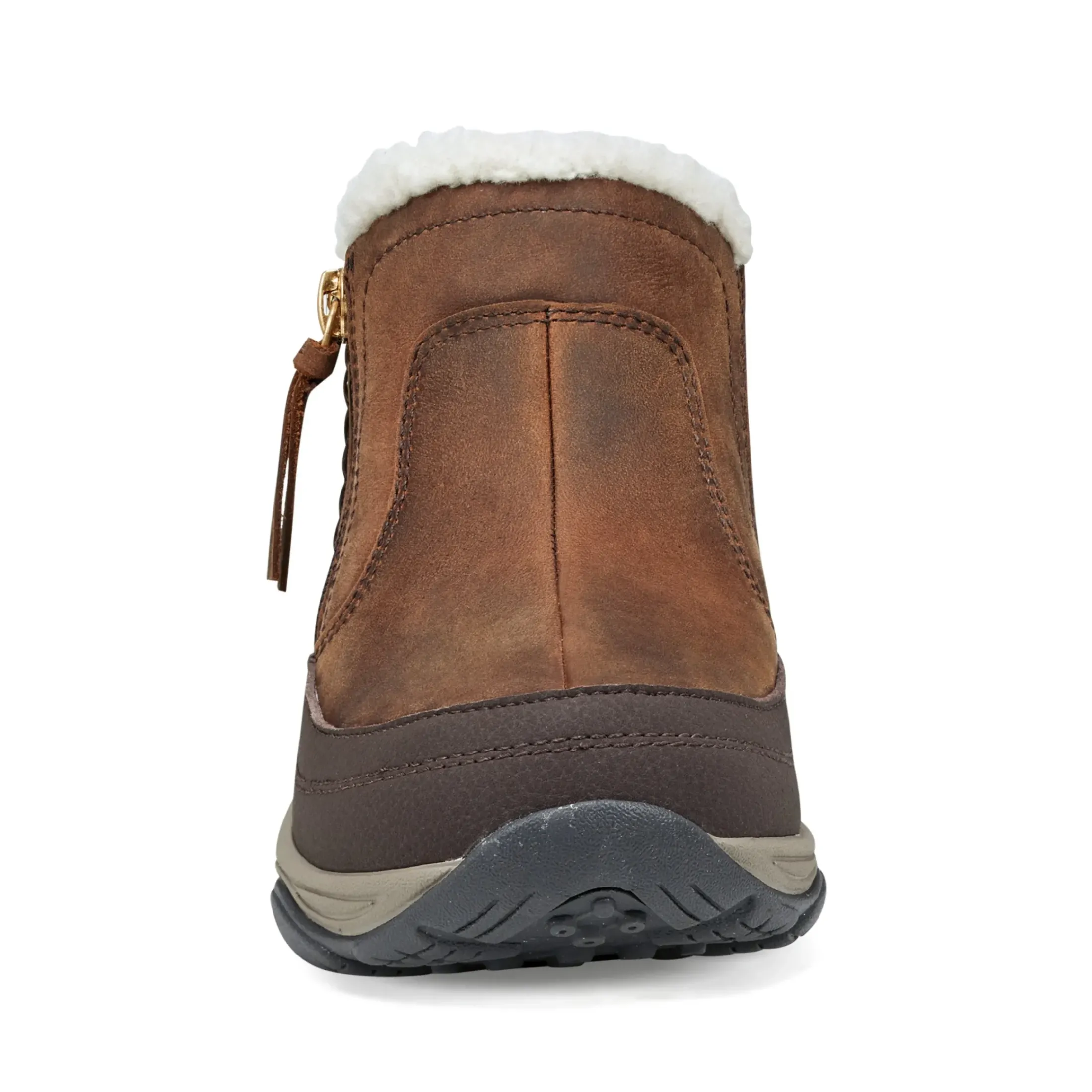 Explore24|Explore24>Easy Spirit Epic Cold Weather Booties Medium Brown Leather