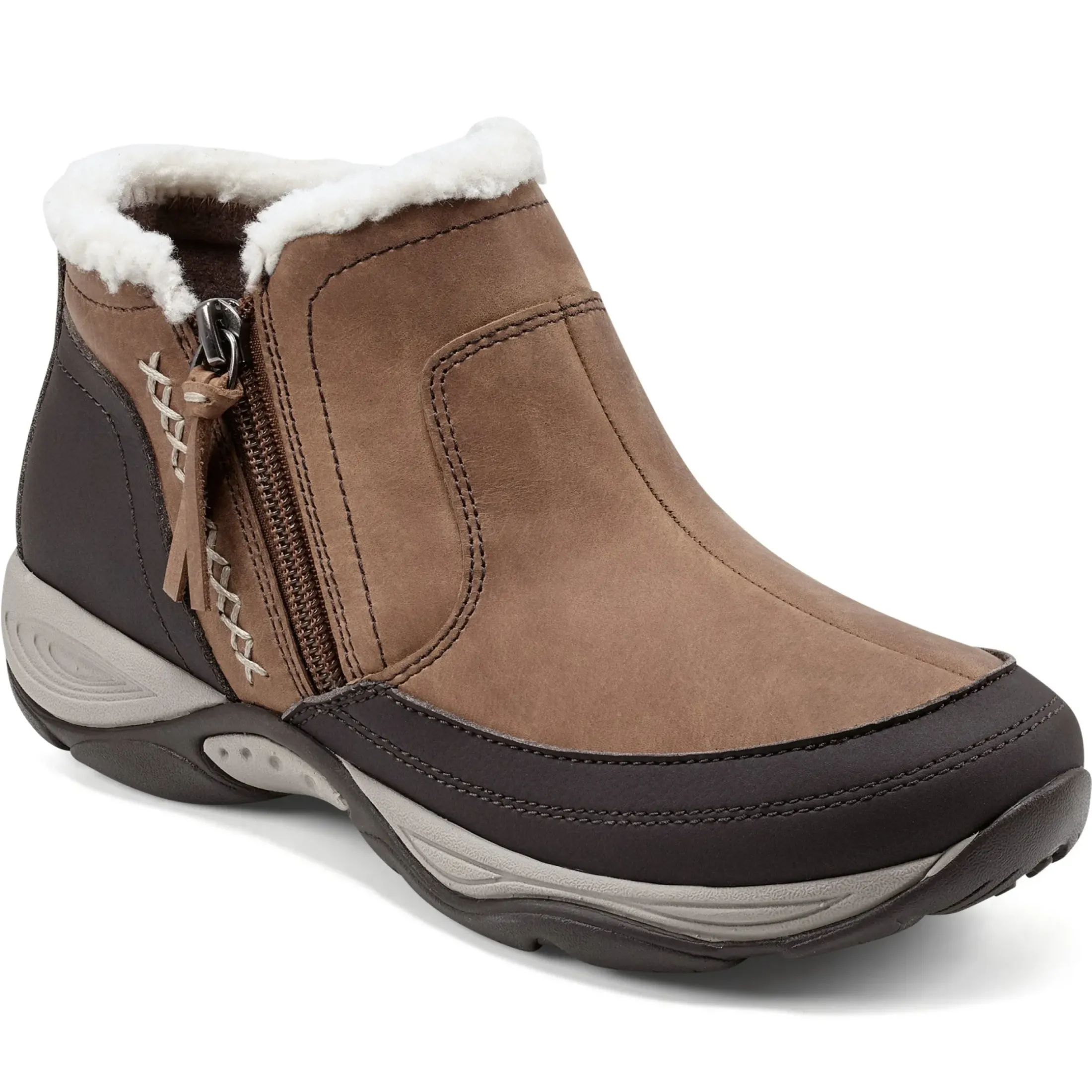 Explore24|Explore24>Easy Spirit Epic Cold Weather Booties Tan/Brown Multi