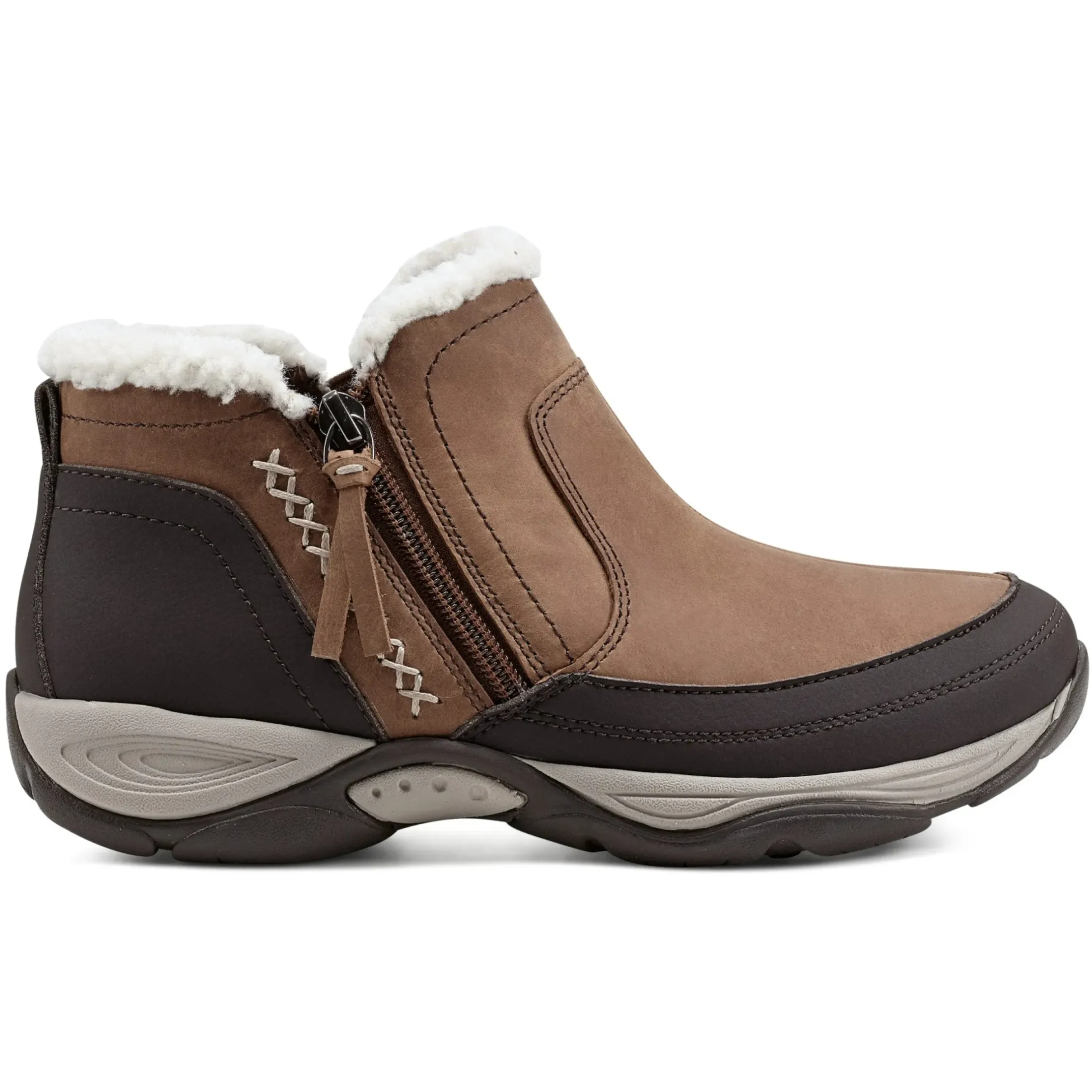 Explore24|Explore24>Easy Spirit Epic Cold Weather Booties Tan/Brown Multi