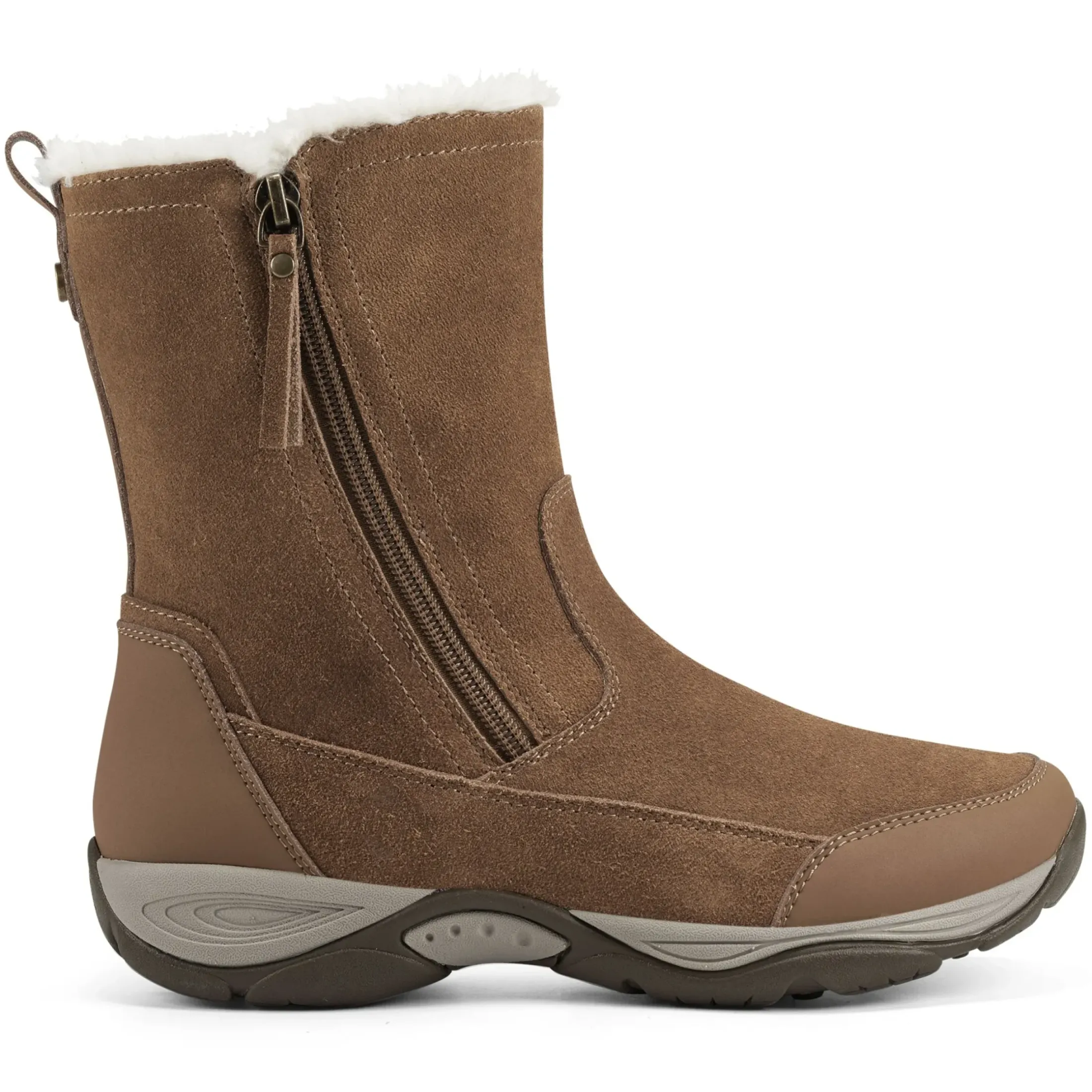 Explore24|Explore24>Easy Spirit Exparunn Cold Weather Booties Cognac Suede