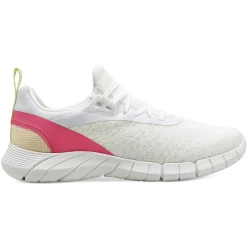 Sneakers|Sneakers>Easy Spirit Fazer Lace Up Sneakers White/Pink Knit