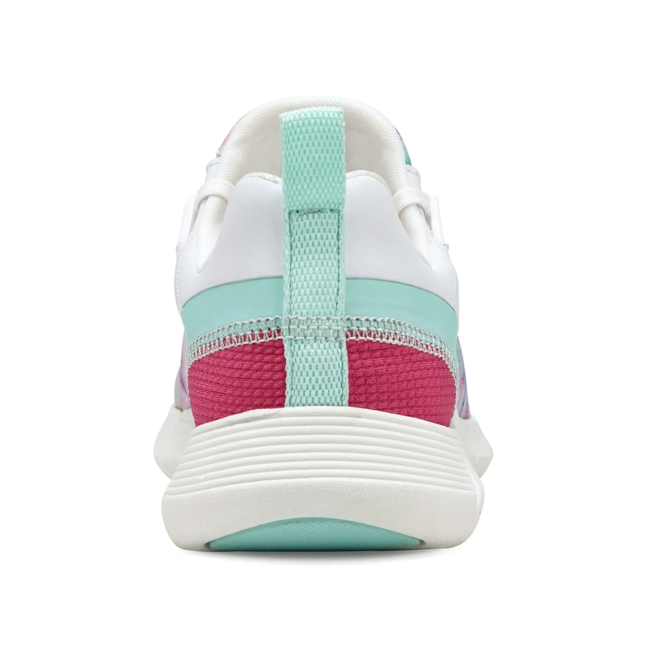 Sneakers|Sneakers>Easy Spirit Fazer Lace Up Sneakers Pink/Blue Tie Dye Knit