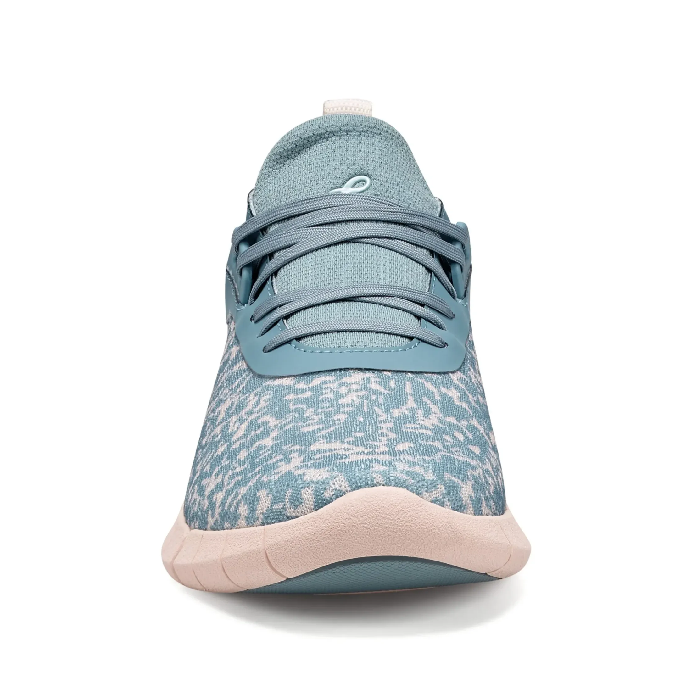 Sneakers|Sneakers>Easy Spirit Fazer Lace Up Sneakers Green/Coral Knit