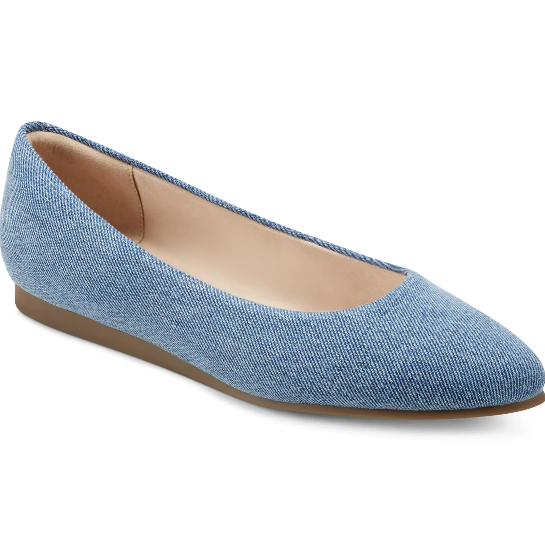 Low Heels|Flats>Easy Spirit Fellia Ballet Flats Blue Denim