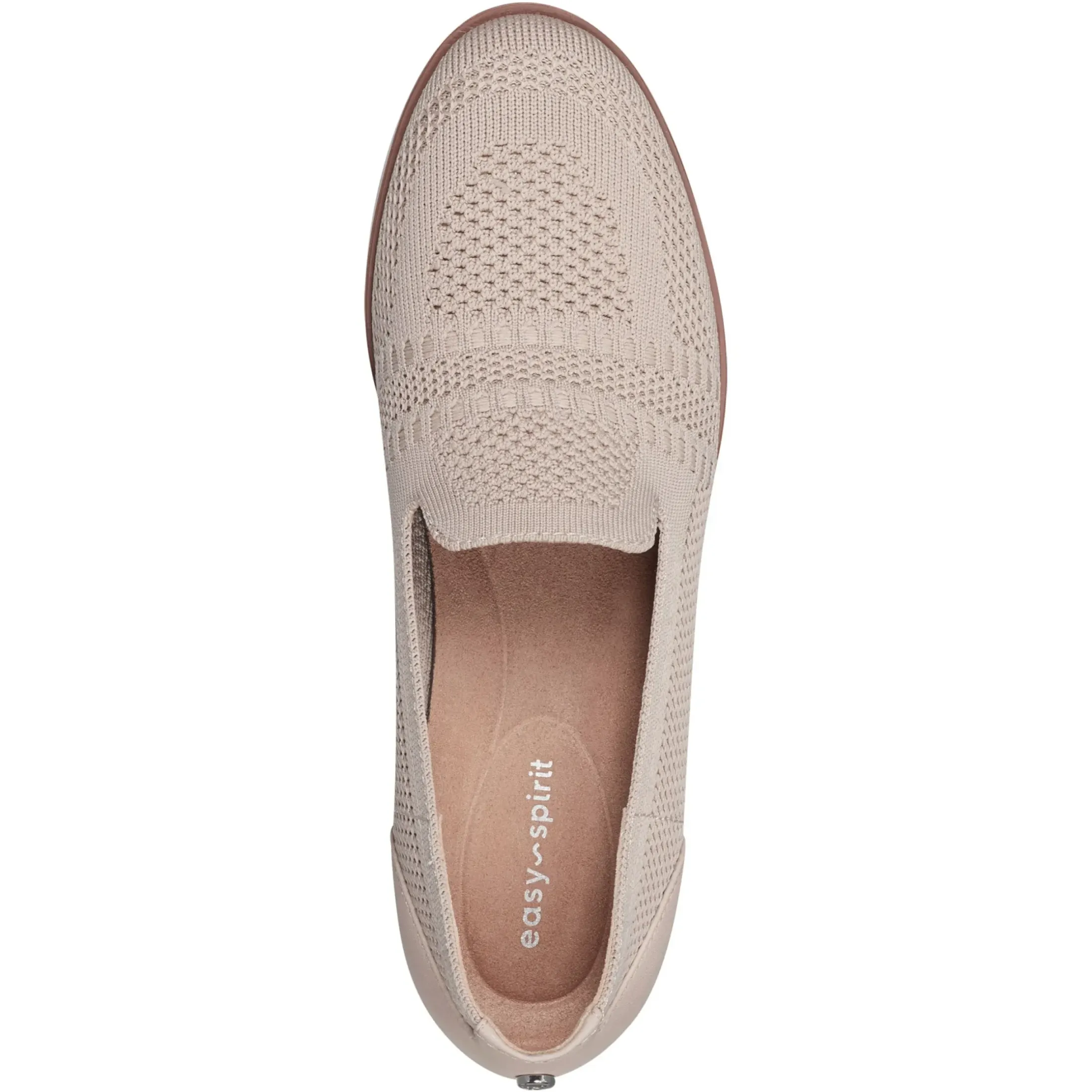 Loafers|Loafers>Easy Spirit Ferris Eco Slip On Flats Natural Recycled Knit