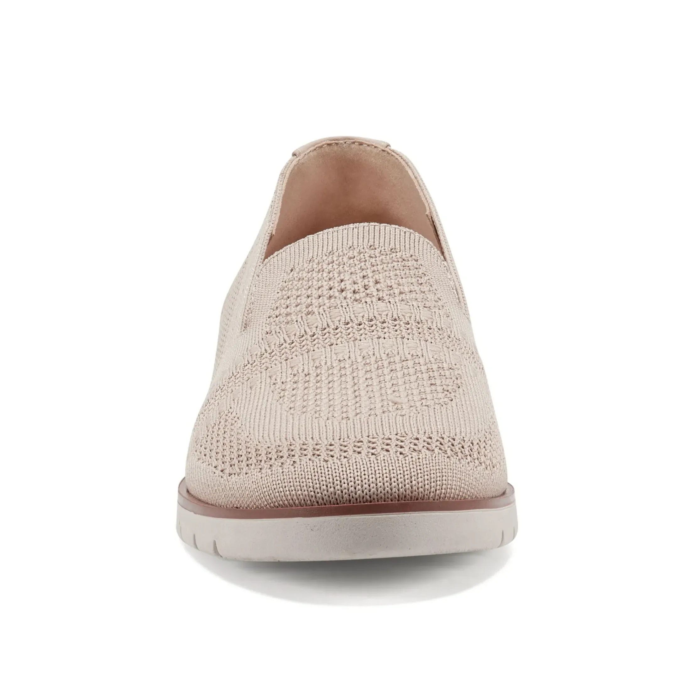 Loafers|Loafers>Easy Spirit Ferris Eco Slip On Flats Natural Recycled Knit