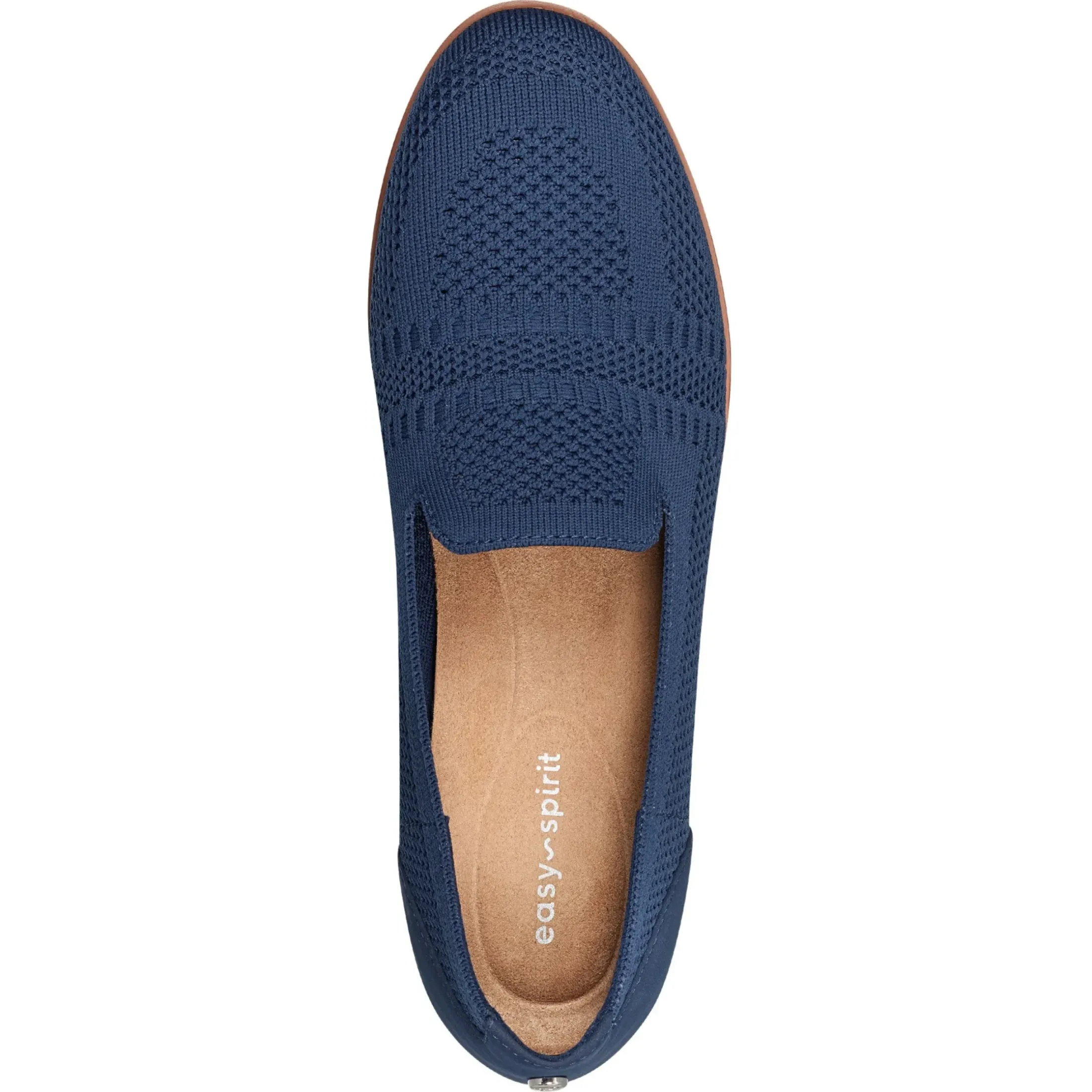Loafers|Loafers>Easy Spirit Ferris Eco Slip On Flats Navy Recycled Knit