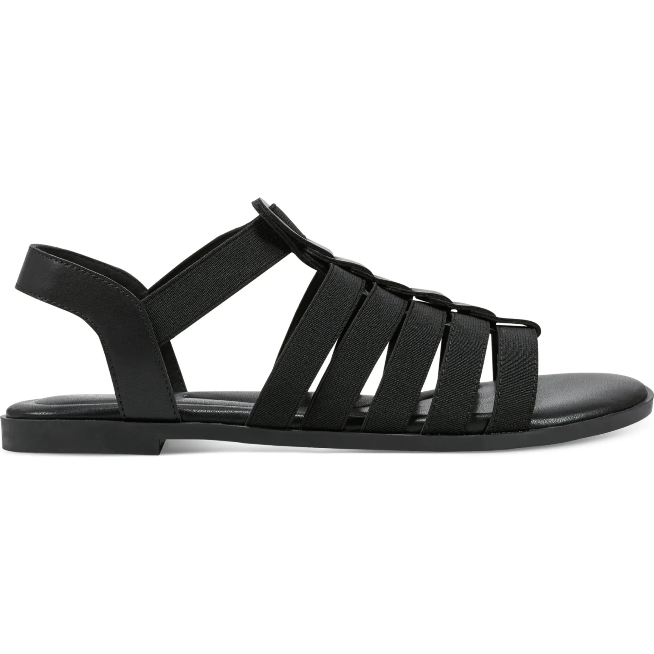 Casual|Flats>Easy Spirit Gadyi Flat Sandals Black