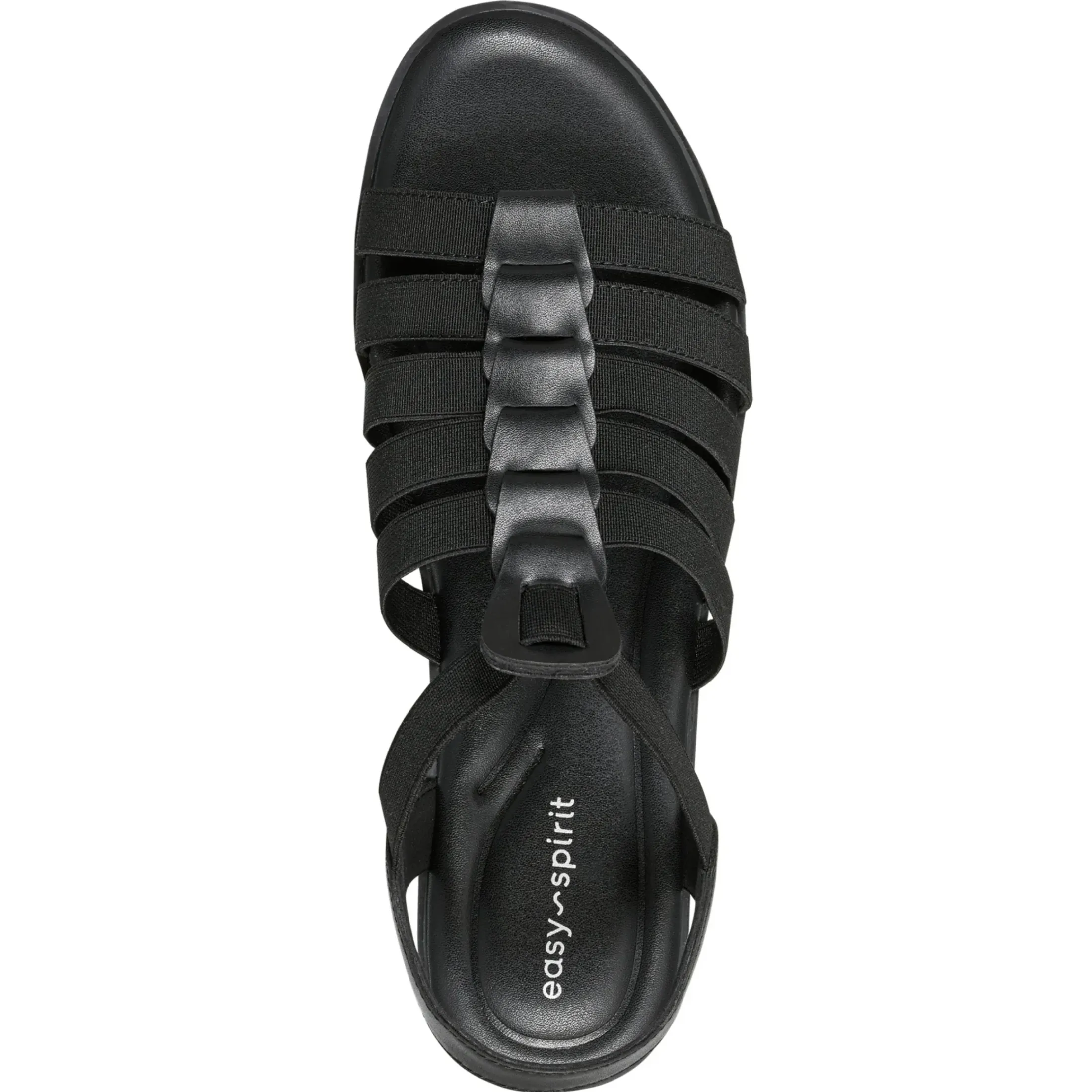 Casual|Flats>Easy Spirit Gadyi Flat Sandals Black