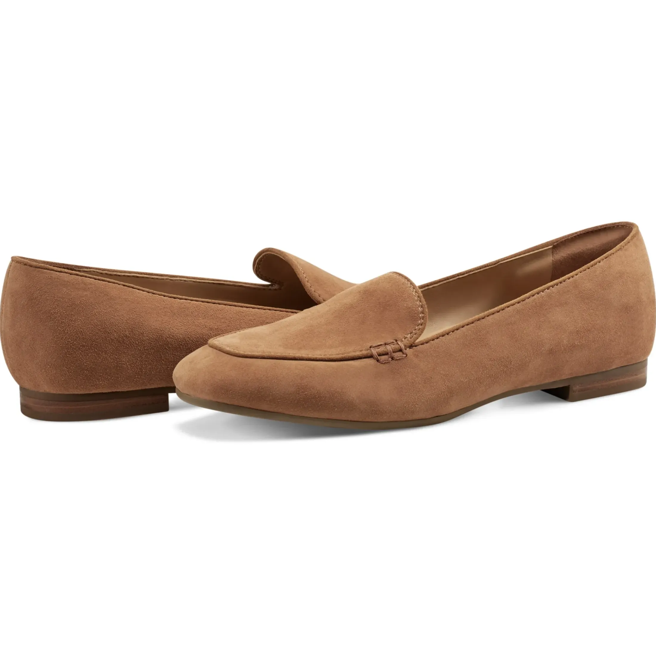 eFlex|eFlex>Easy Spirit Galla Casual Loafers Brown Leather
