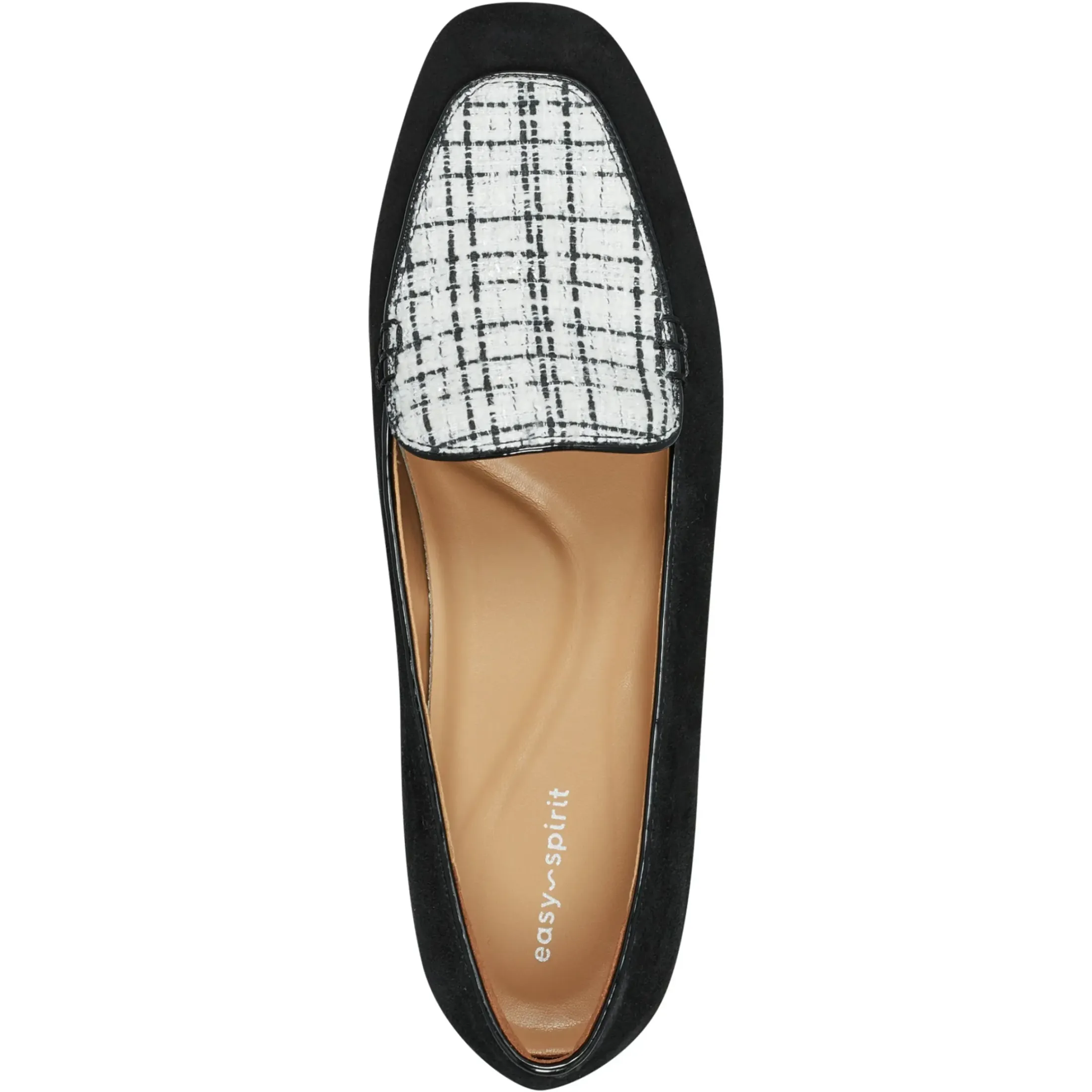 eFlex|eFlex>Easy Spirit Galla Casual Loafers Black Leather