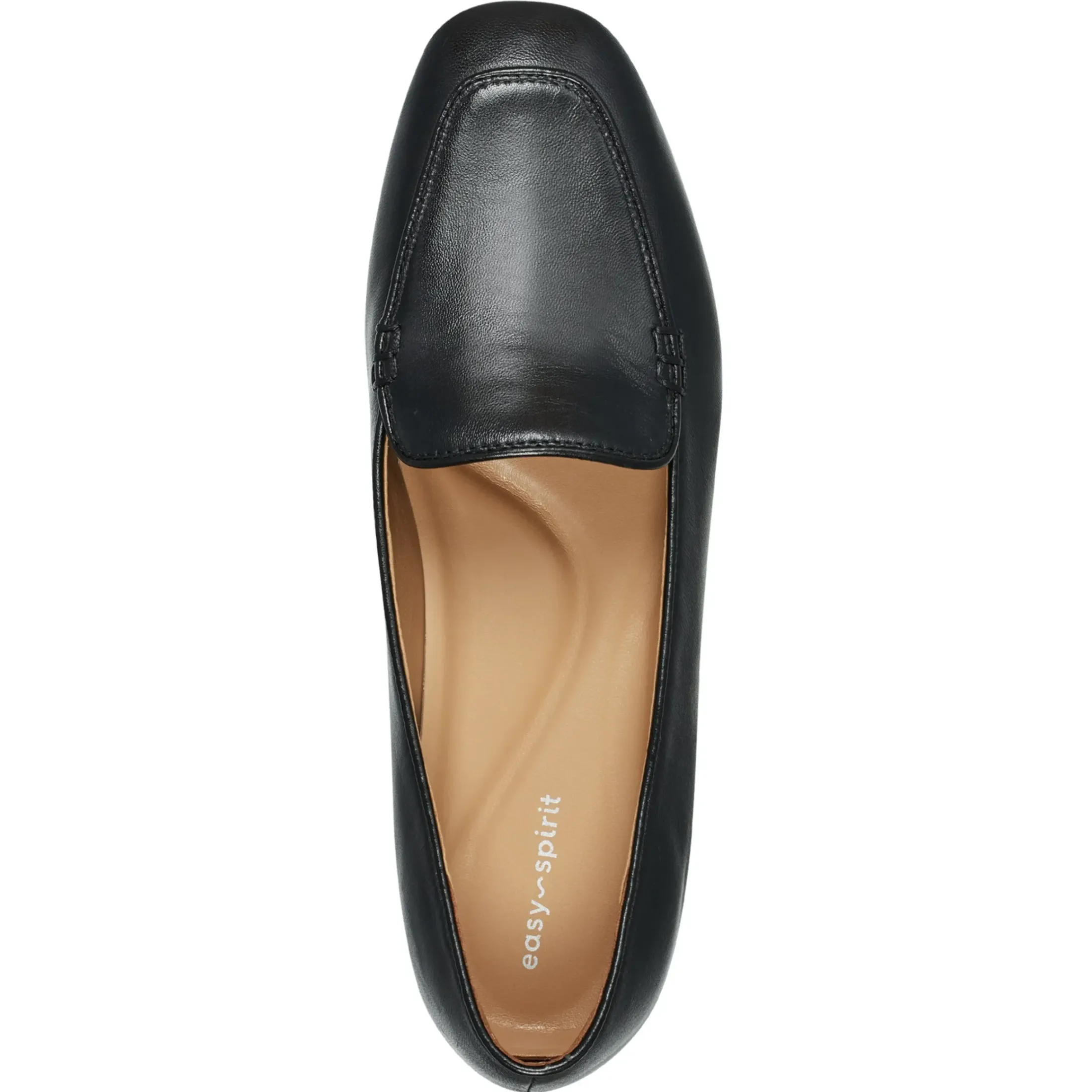 eFlex|eFlex>Easy Spirit Galla Casual Loafers Black Leather