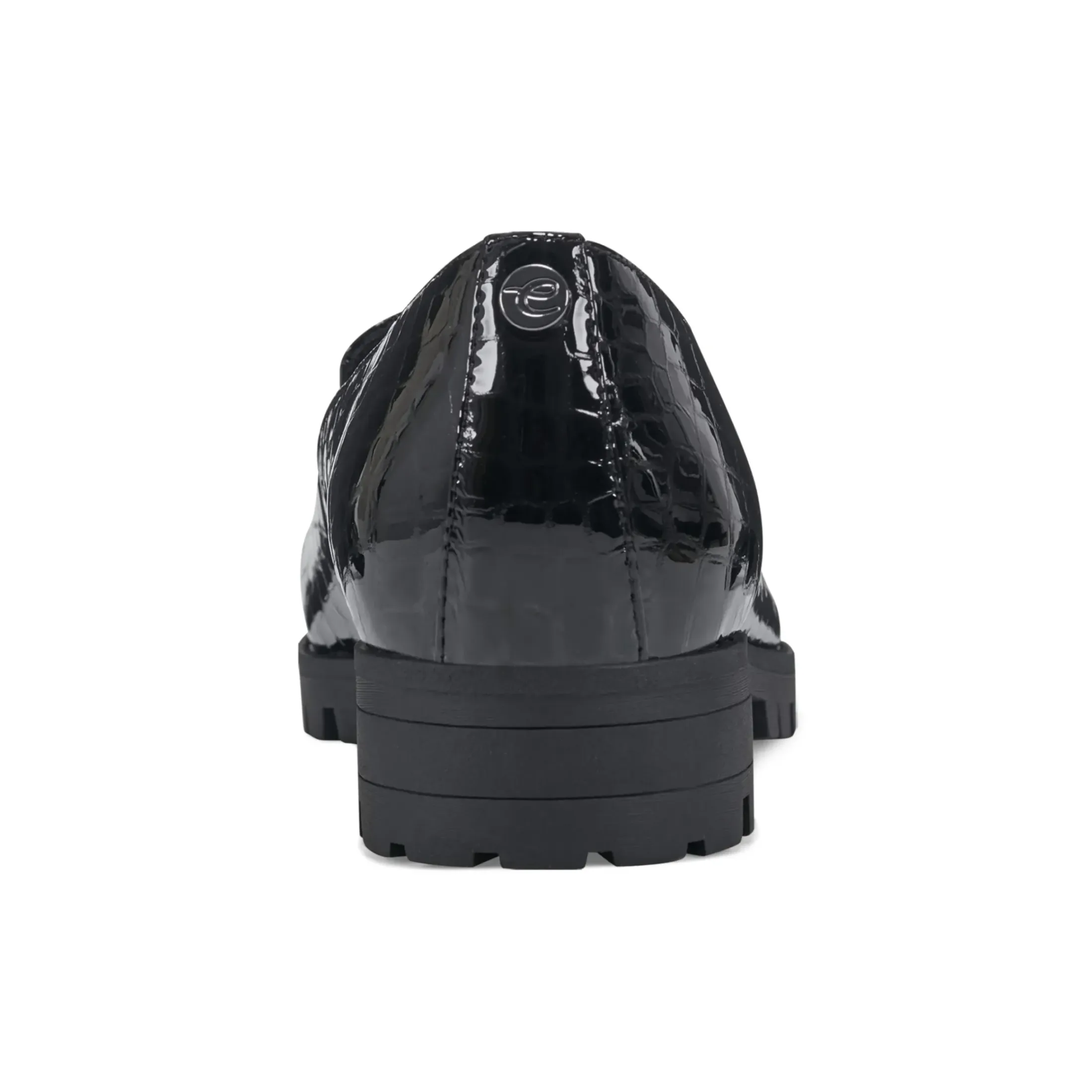 eFlex|eFlex>Easy Spirit Geneva Casual Shoes Black Croco Print