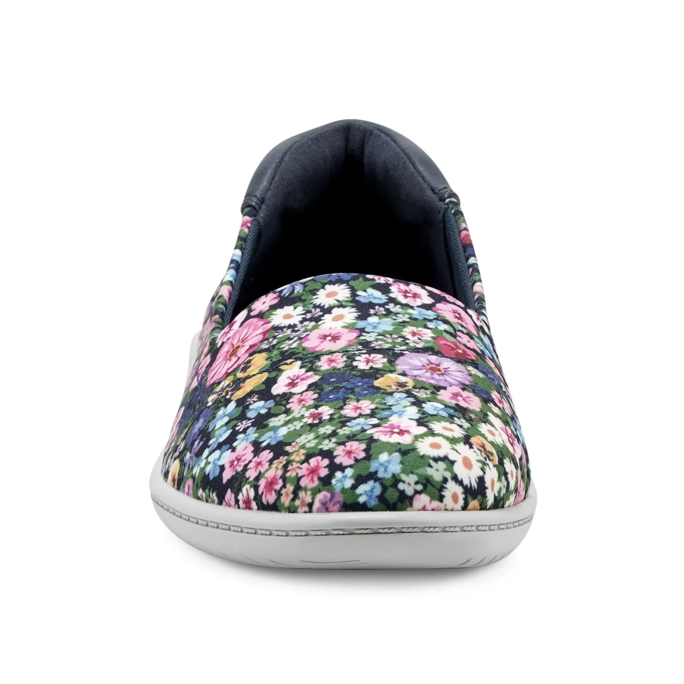 Flats|Flats>Easy Spirit Gift Slip On Flats Navy Floral Print