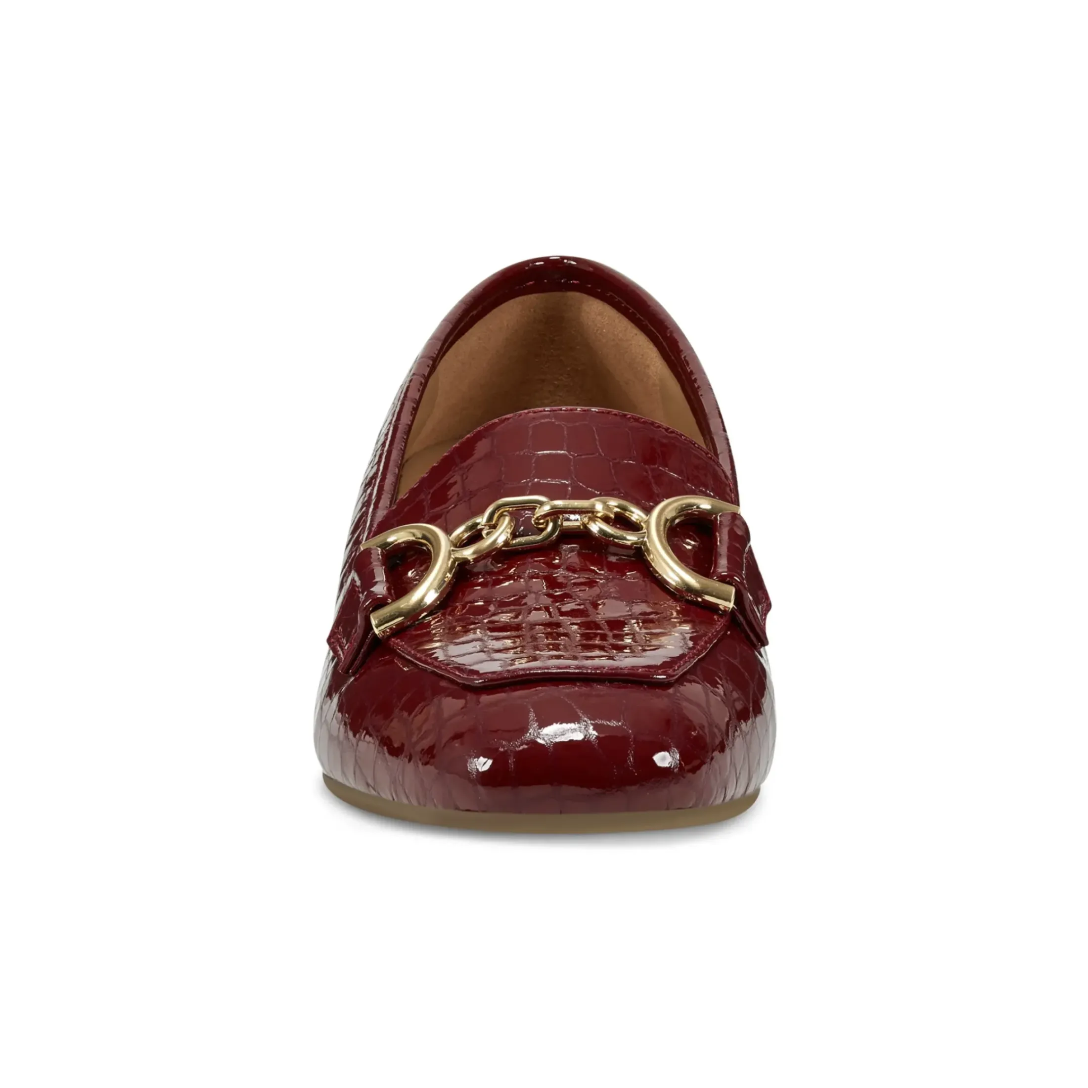 eFlex|eFlex>Easy Spirit Giselle Casual Loafers Red Croco Print