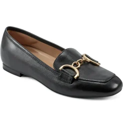 eFlex|eFlex>Easy Spirit Giselle Casual Loafers Black Leather