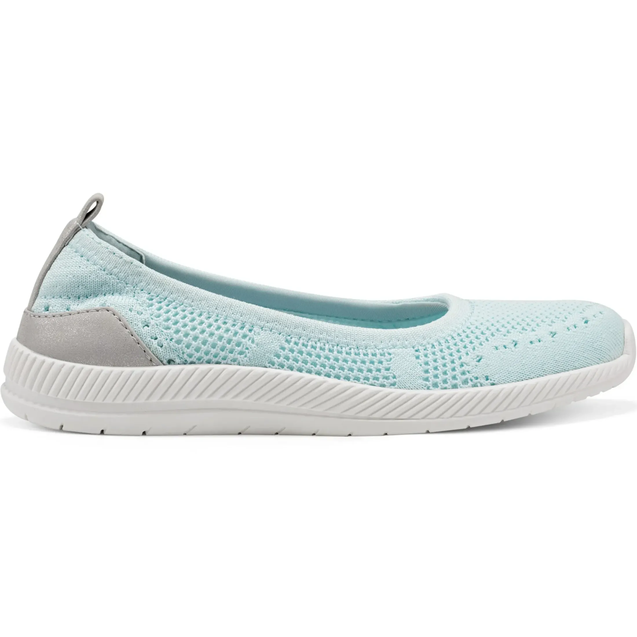Glitz Walking Shoes|Slip Ons>Easy Spirit Glitz Walking Shoes Blue Knit