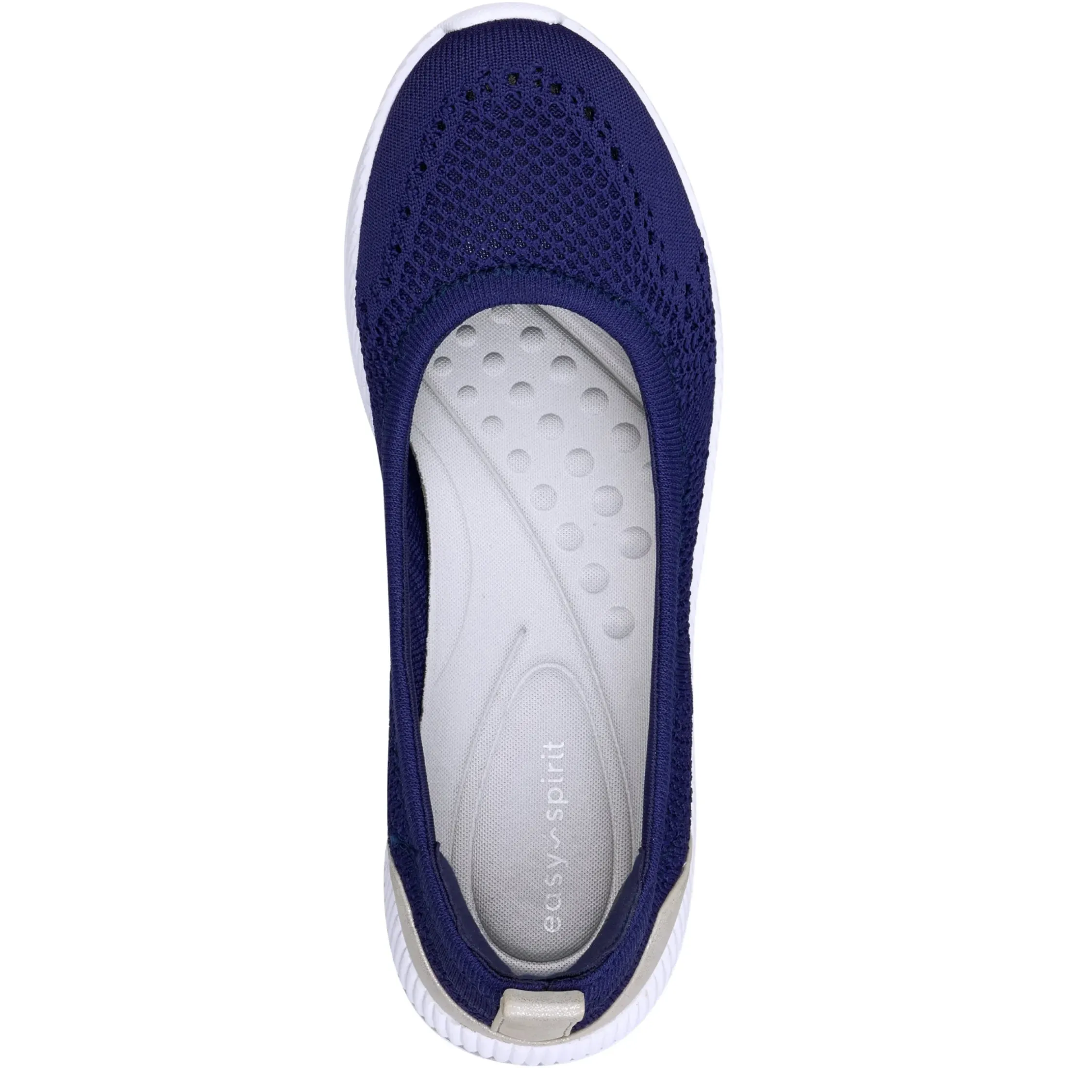 Glitz Walking Shoes|Slip Ons>Easy Spirit Glitz Walking Shoes Dark Blue Knit