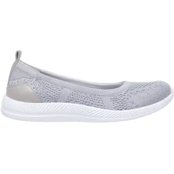 Glitz Walking Shoes|Slip Ons>Easy Spirit Glitz Walking Shoes Silver Knit