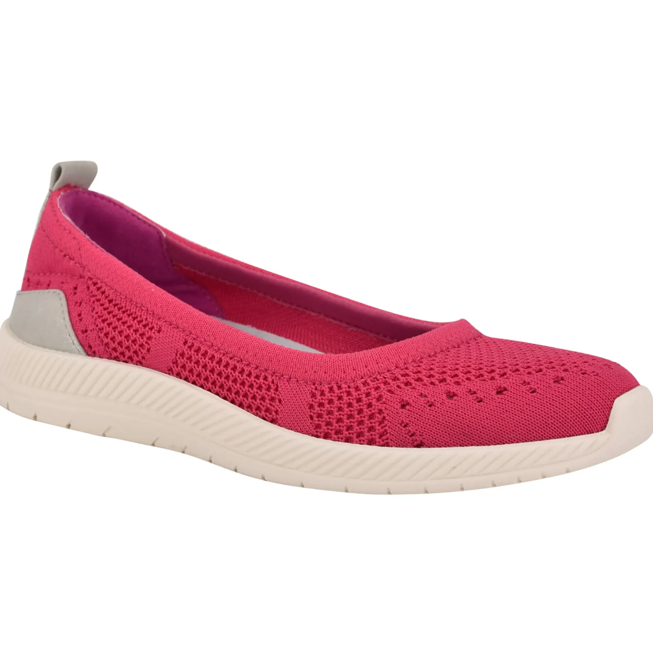 Glitz Walking Shoes|Slip Ons>Easy Spirit Glitz Walking Shoes Magenta Knit