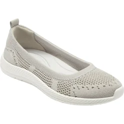 Glitz Walking Shoes|Slip Ons>Easy Spirit Glitz Walking Shoes Taupe Knit