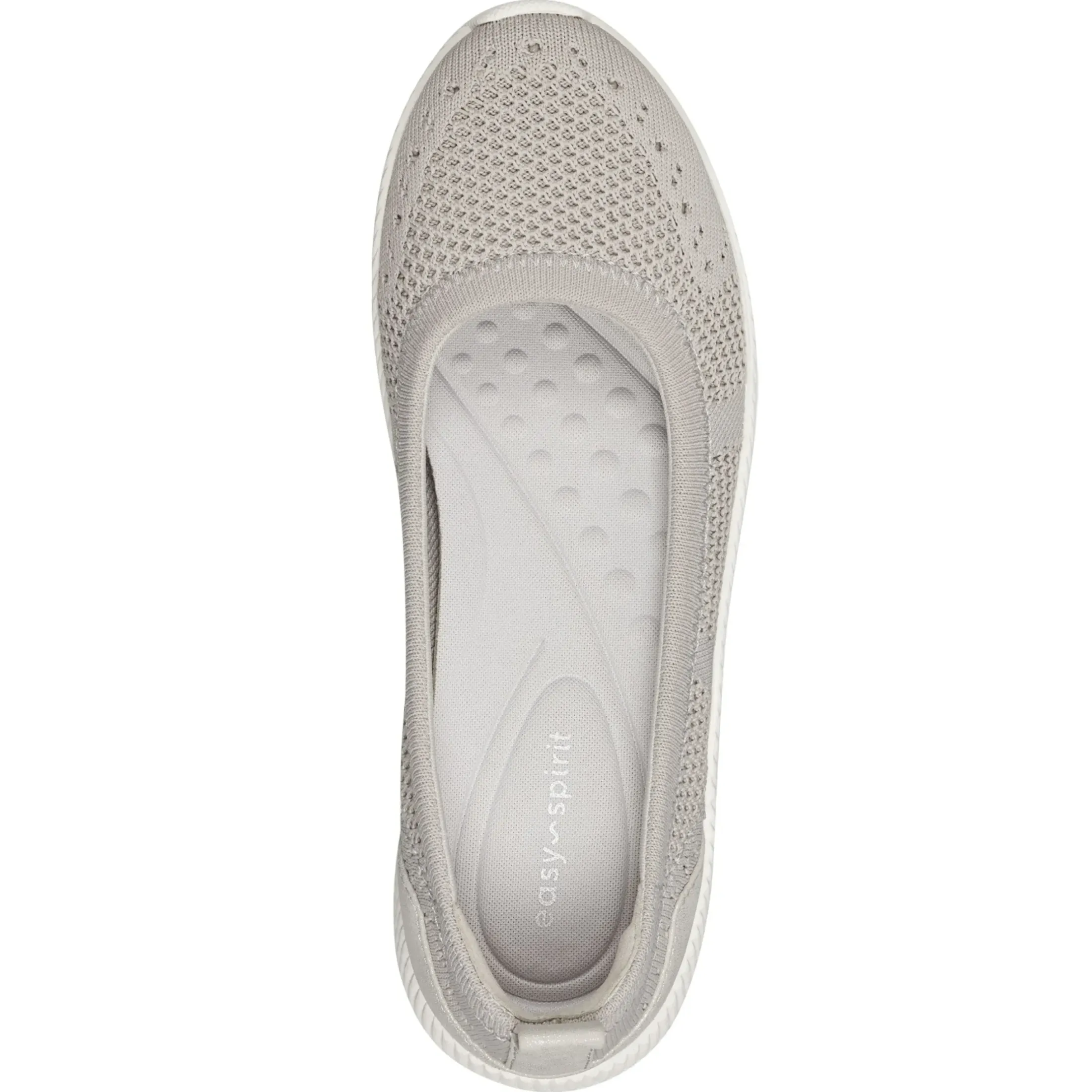 Glitz Walking Shoes|Slip Ons>Easy Spirit Glitz Walking Shoes Taupe Knit
