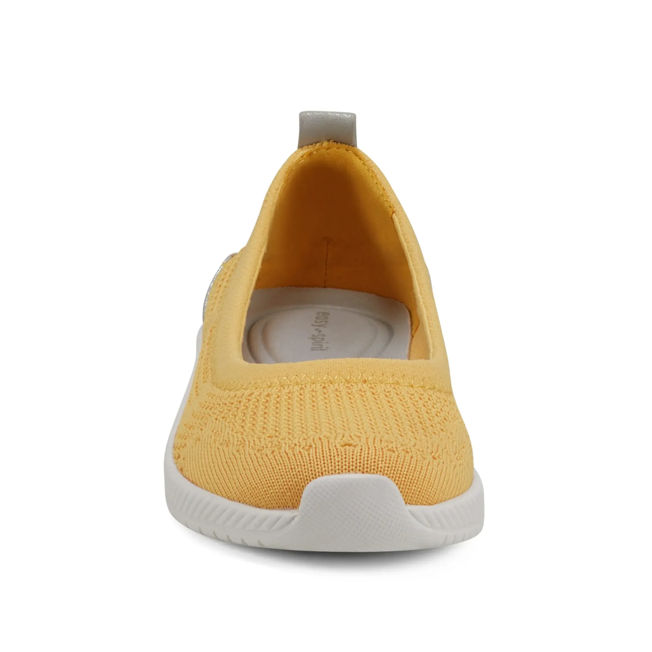 Glitz Walking Shoes|Slip Ons>Easy Spirit Glitz Walking Shoes Yellow Knit