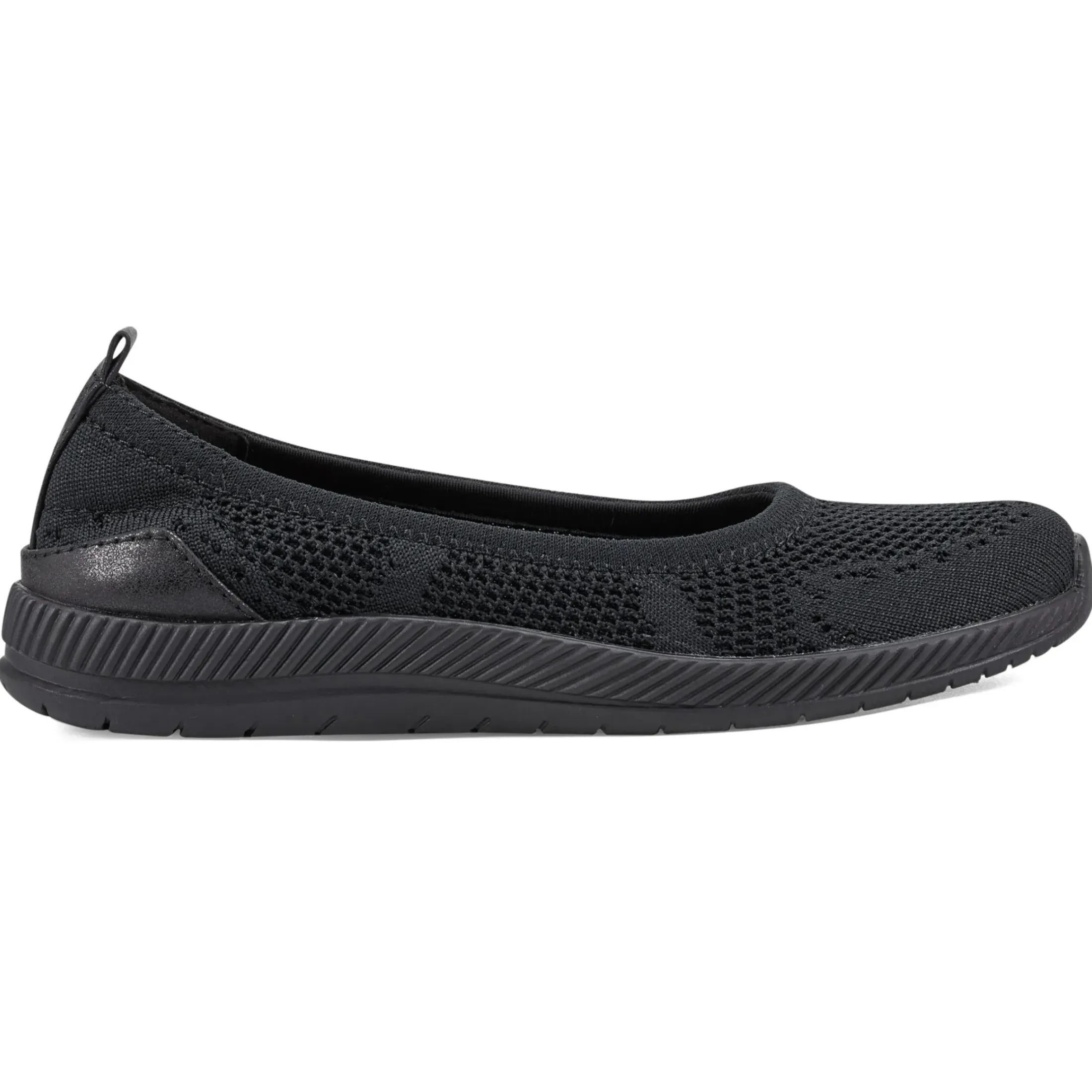 Glitz Walking Shoes|Slip Ons>Easy Spirit Glitz Walking Shoes Black Black Knit