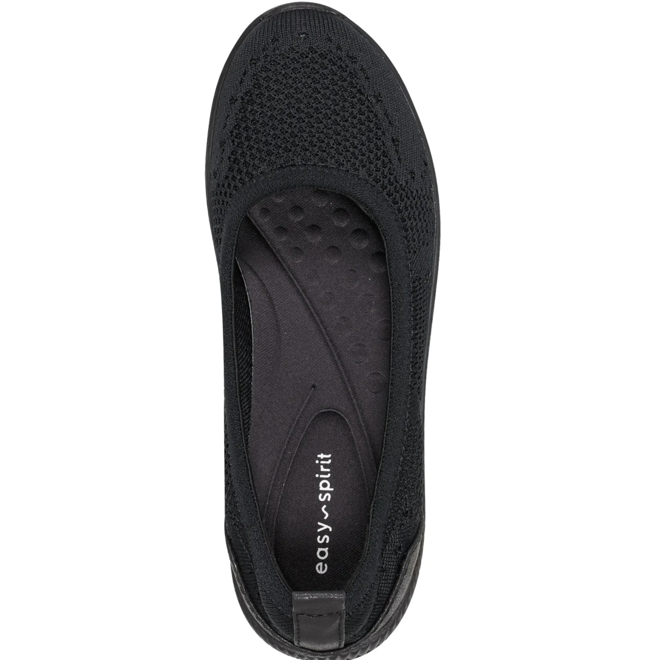 Glitz Walking Shoes|Slip Ons>Easy Spirit Glitz Walking Shoes Black Black Knit