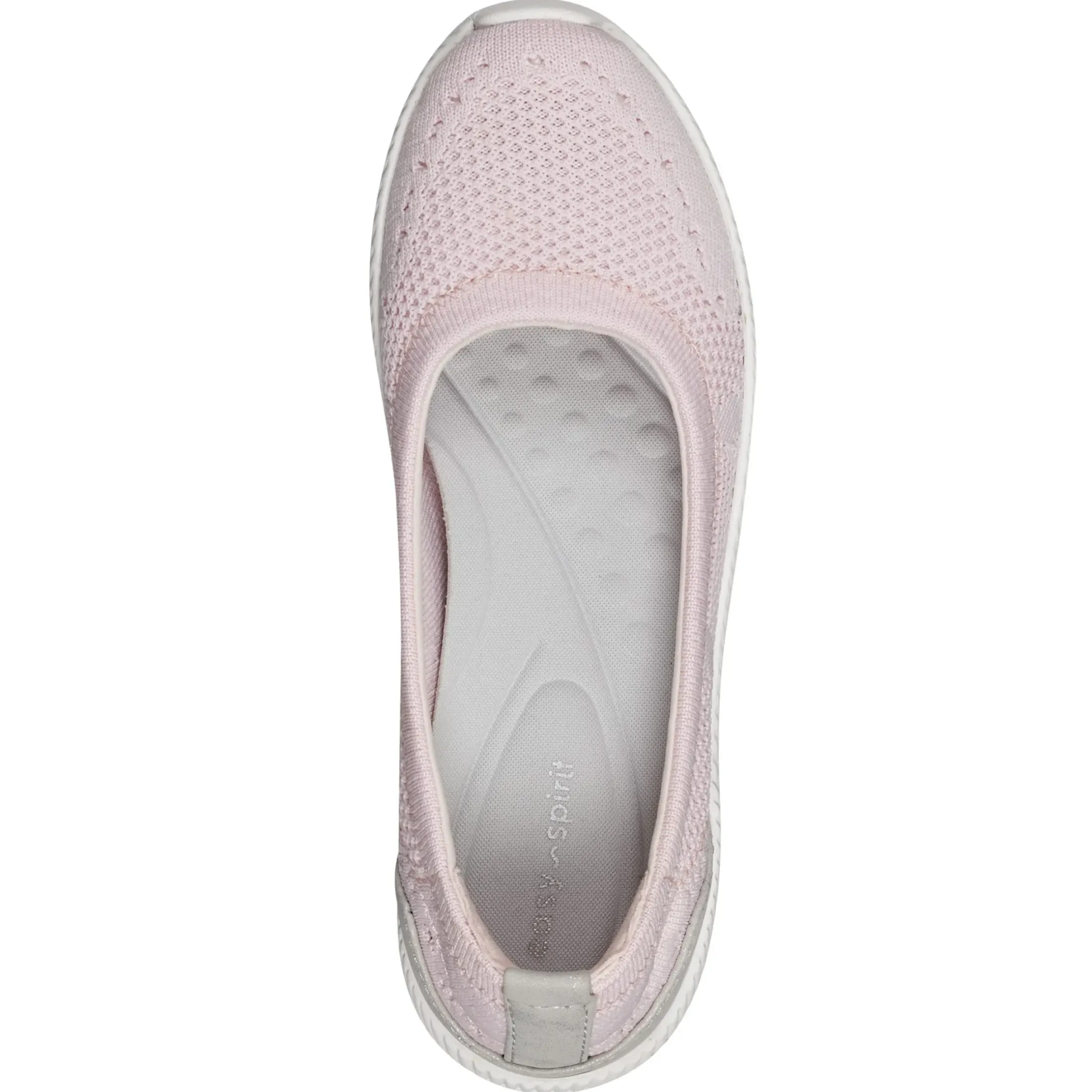 Glitz Walking Shoes|Slip Ons>Easy Spirit Glitz Walking Shoes Light Pink Knit