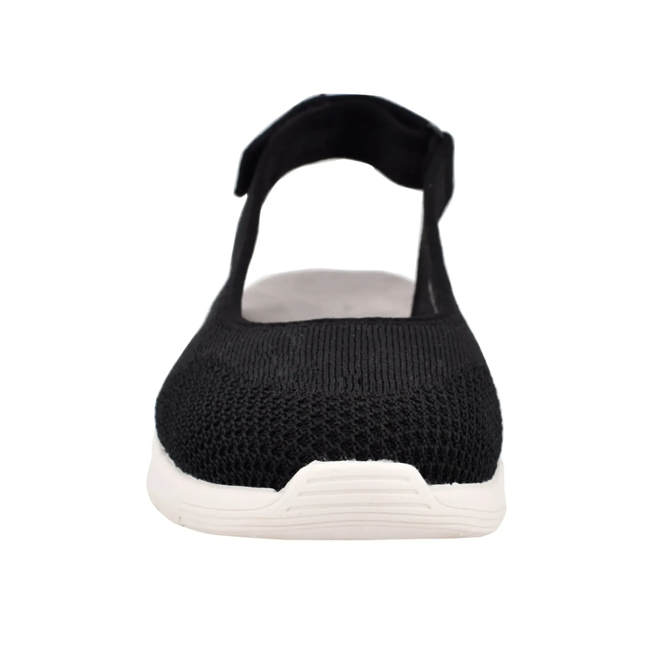 Slip Ons|Slip Ons>Easy Spirit Gracee Slingback Walking Shoes Black Knit