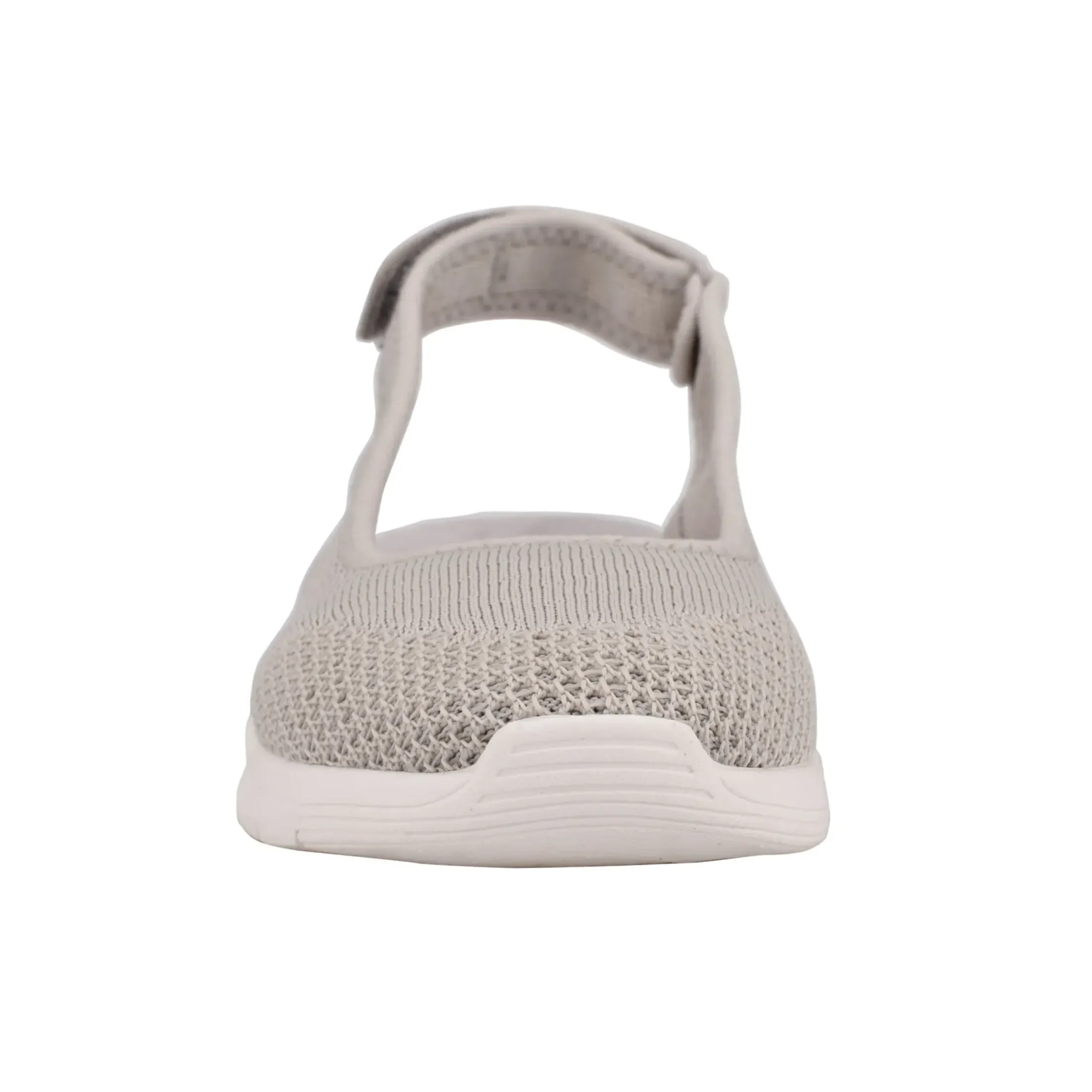 Sneakers|Sneakers>Easy Spirit Gracee Slingback Walking Shoes Light Grey Knit
