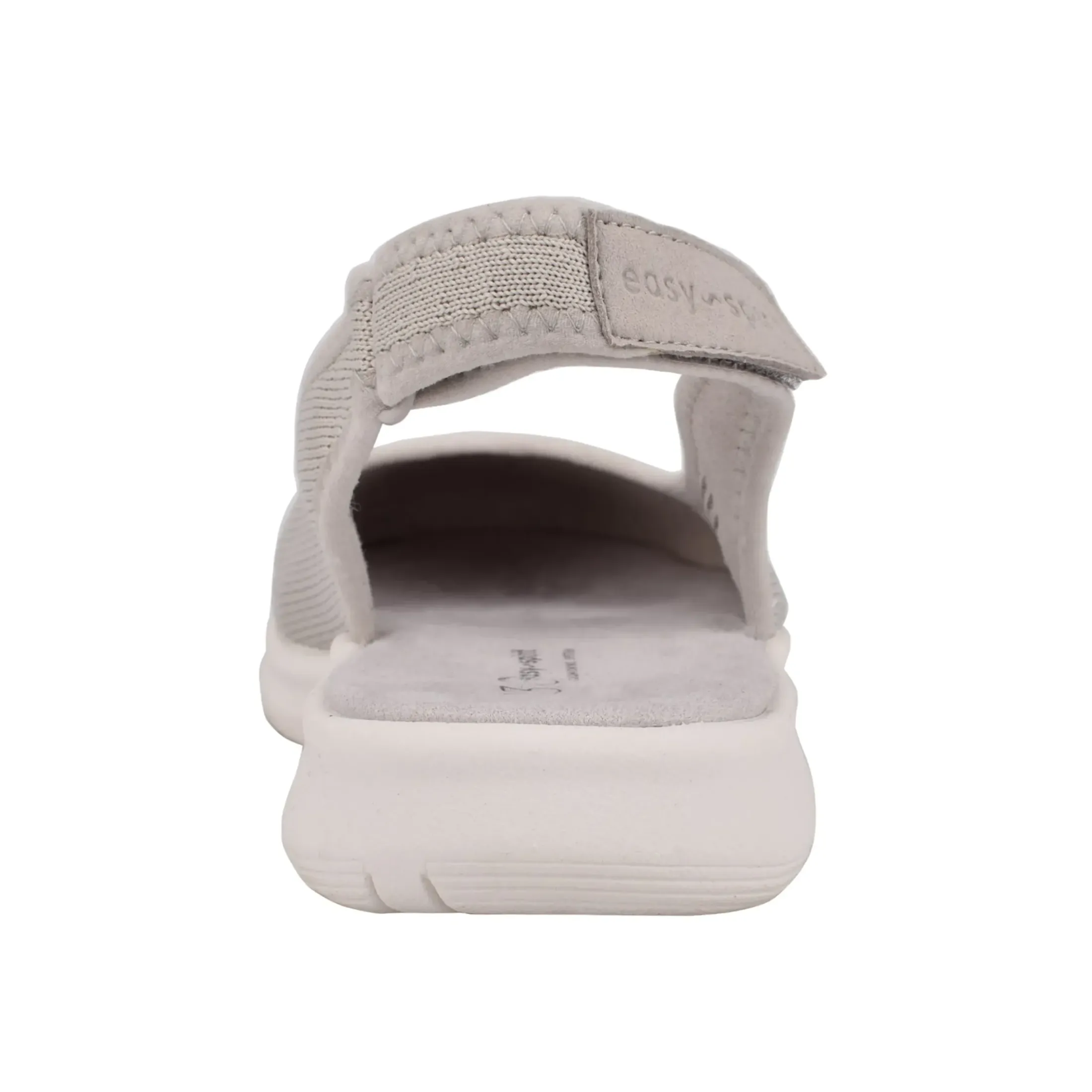 Sneakers|Sneakers>Easy Spirit Gracee Slingback Walking Shoes Light Grey Knit