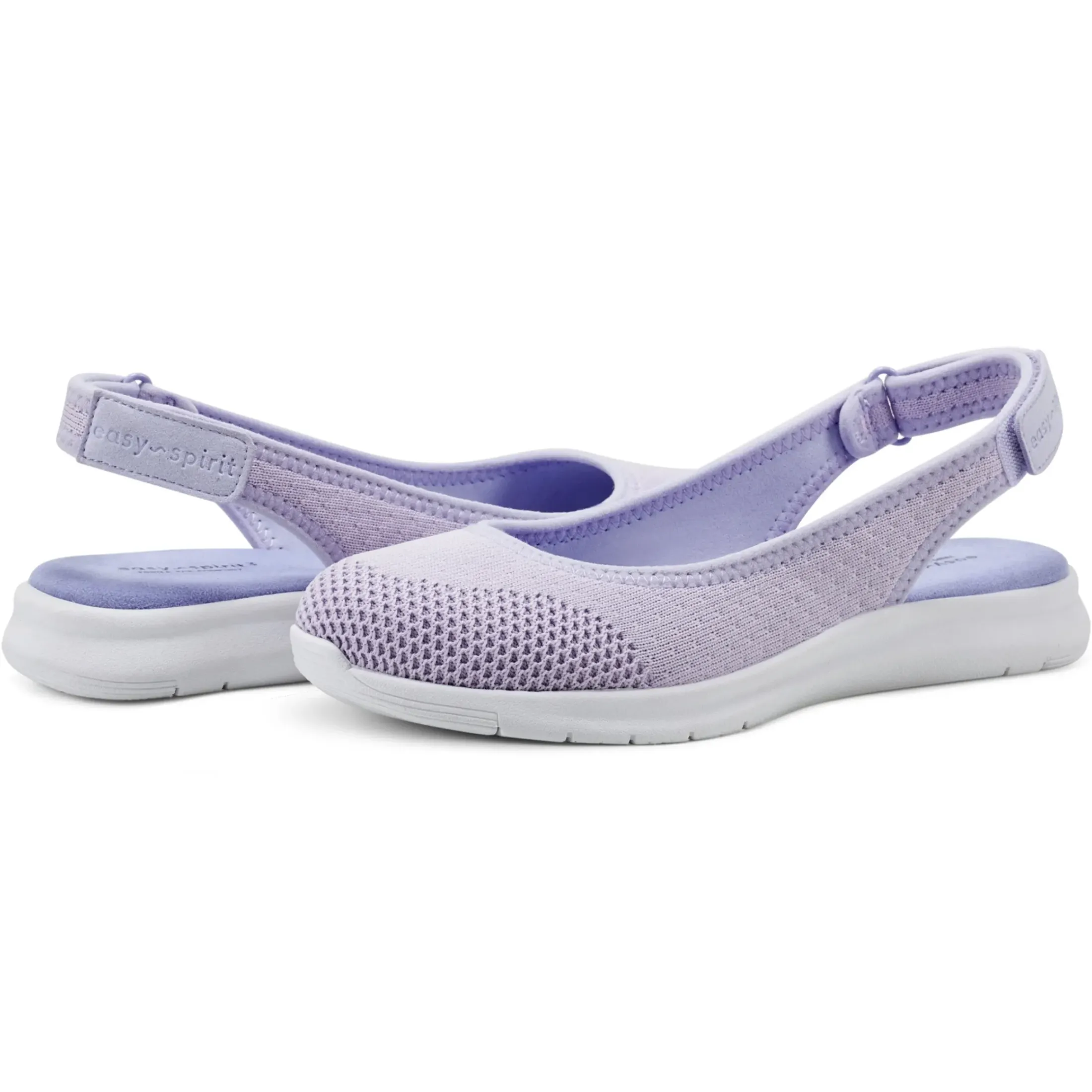 Slip Ons|Slip Ons>Easy Spirit Gracee Slingback Walking Shoes Medium Purple