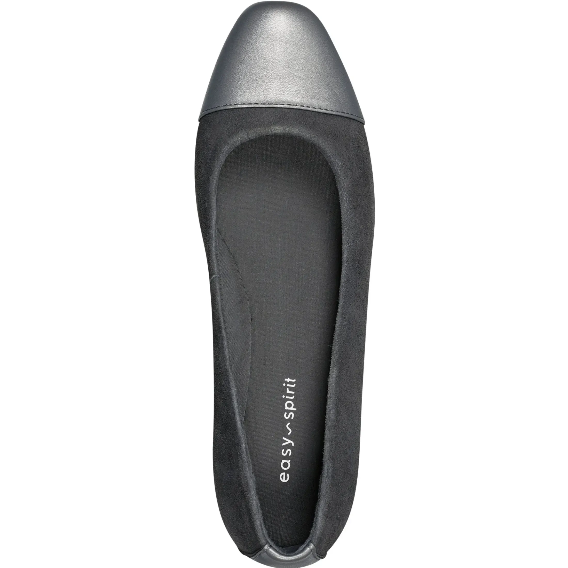 Gracey Wedge|Low Heels>Easy Spirit Gracey Wedge Heels Dark Grey Suede