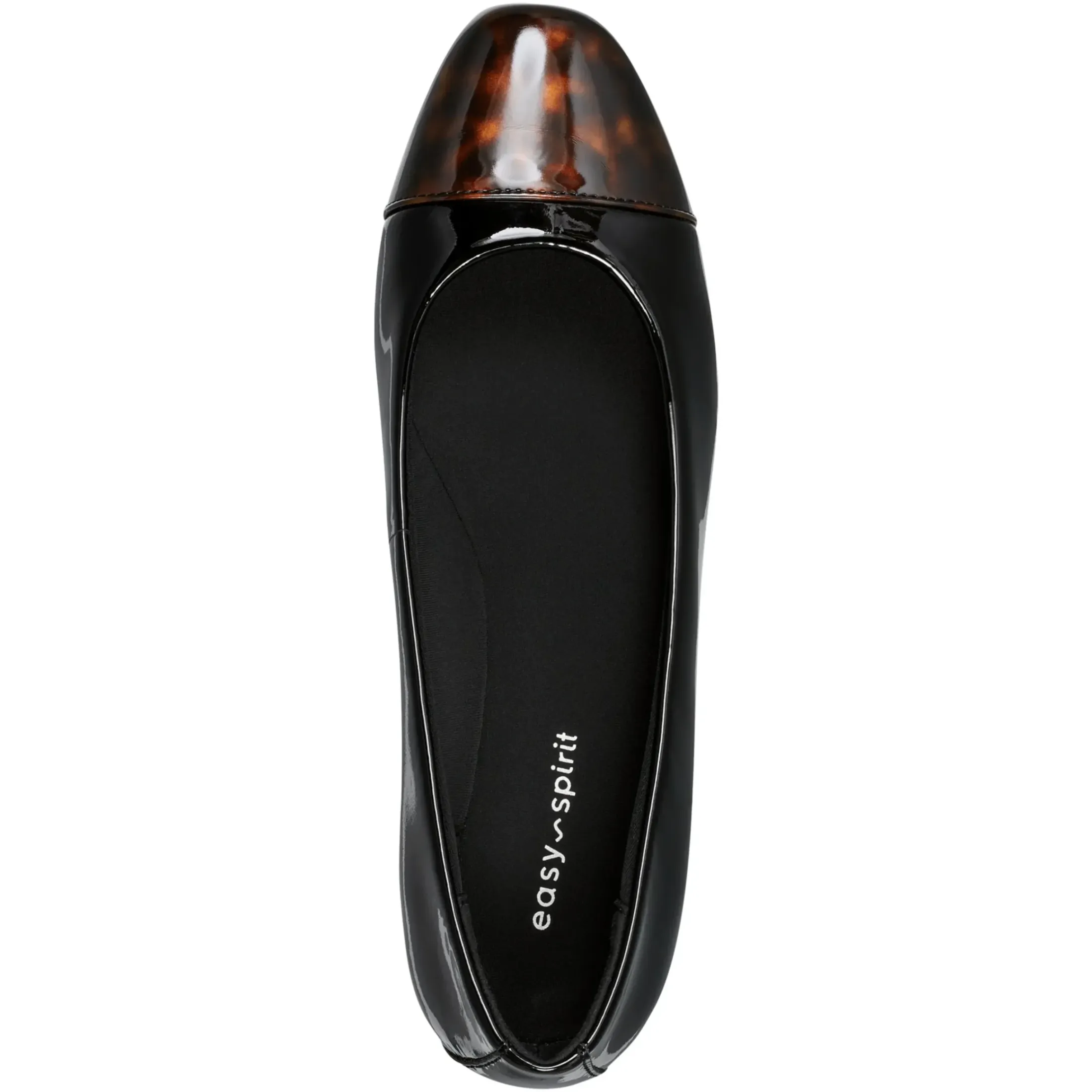 Gracey Wedge|Low Heels>Easy Spirit Gracey Wedge Heels Black/Tortoise