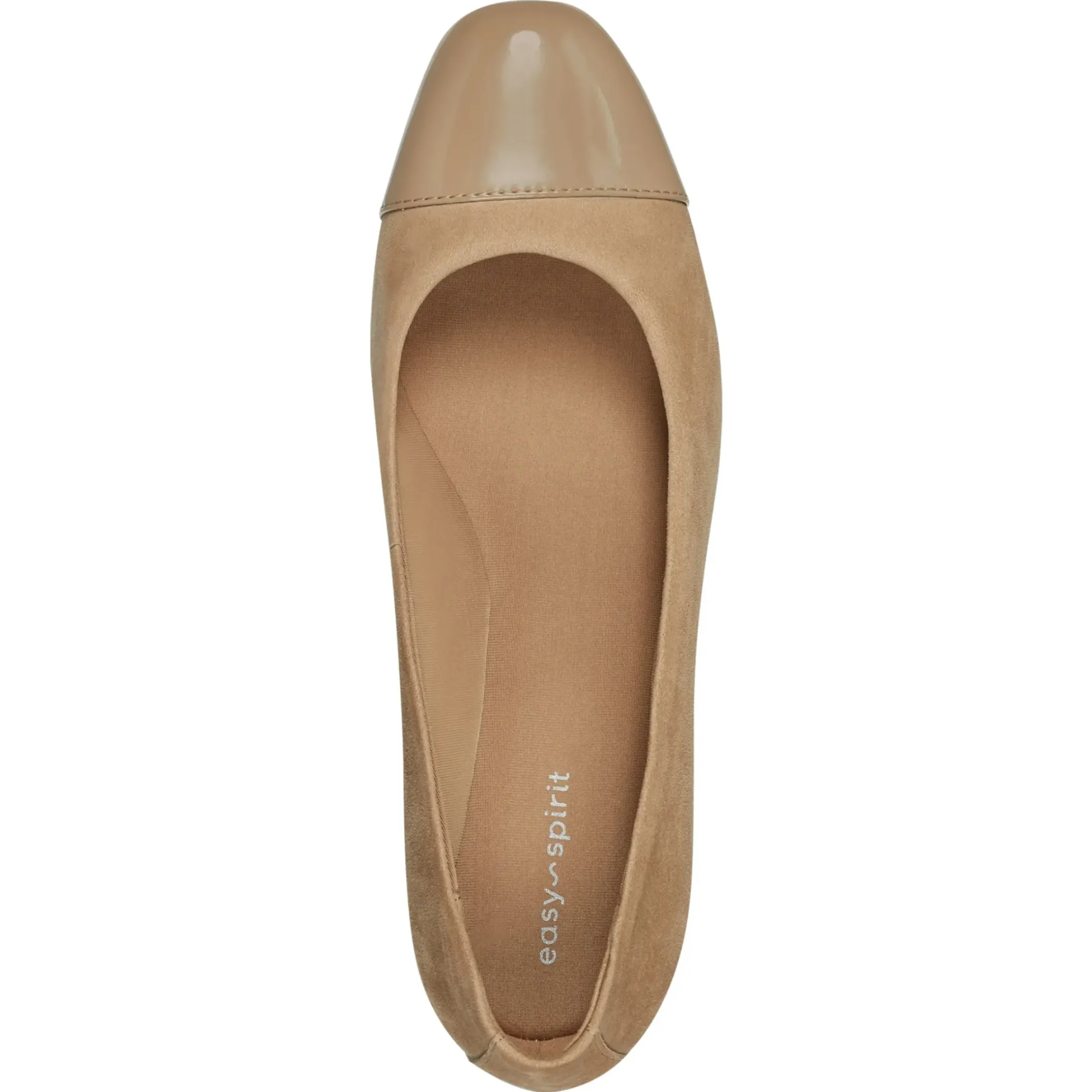 Gracey Wedge|Low Heels>Easy Spirit Gracey Wedge Heels Taupe Suede