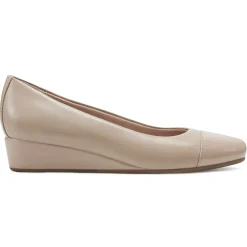Gracey Wedge|Low Heels>Easy Spirit Gracey Wedge Heels Nude