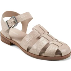 Sandals|Flats>Easy Spirit Gretty Fisherman Sandals Tan Croco