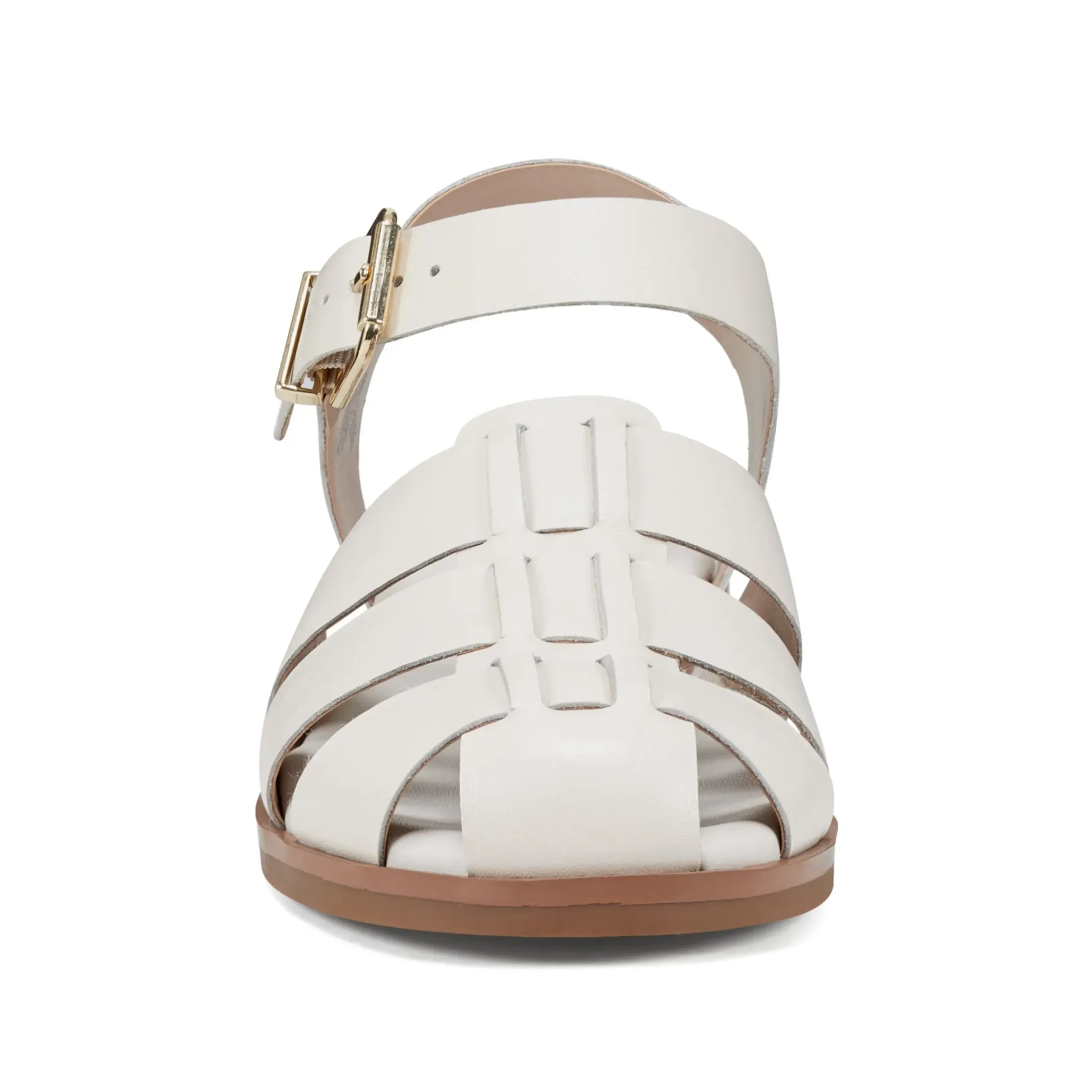 Flats|Flats>Easy Spirit Gretty Fisherman Sandals Ivory Leather