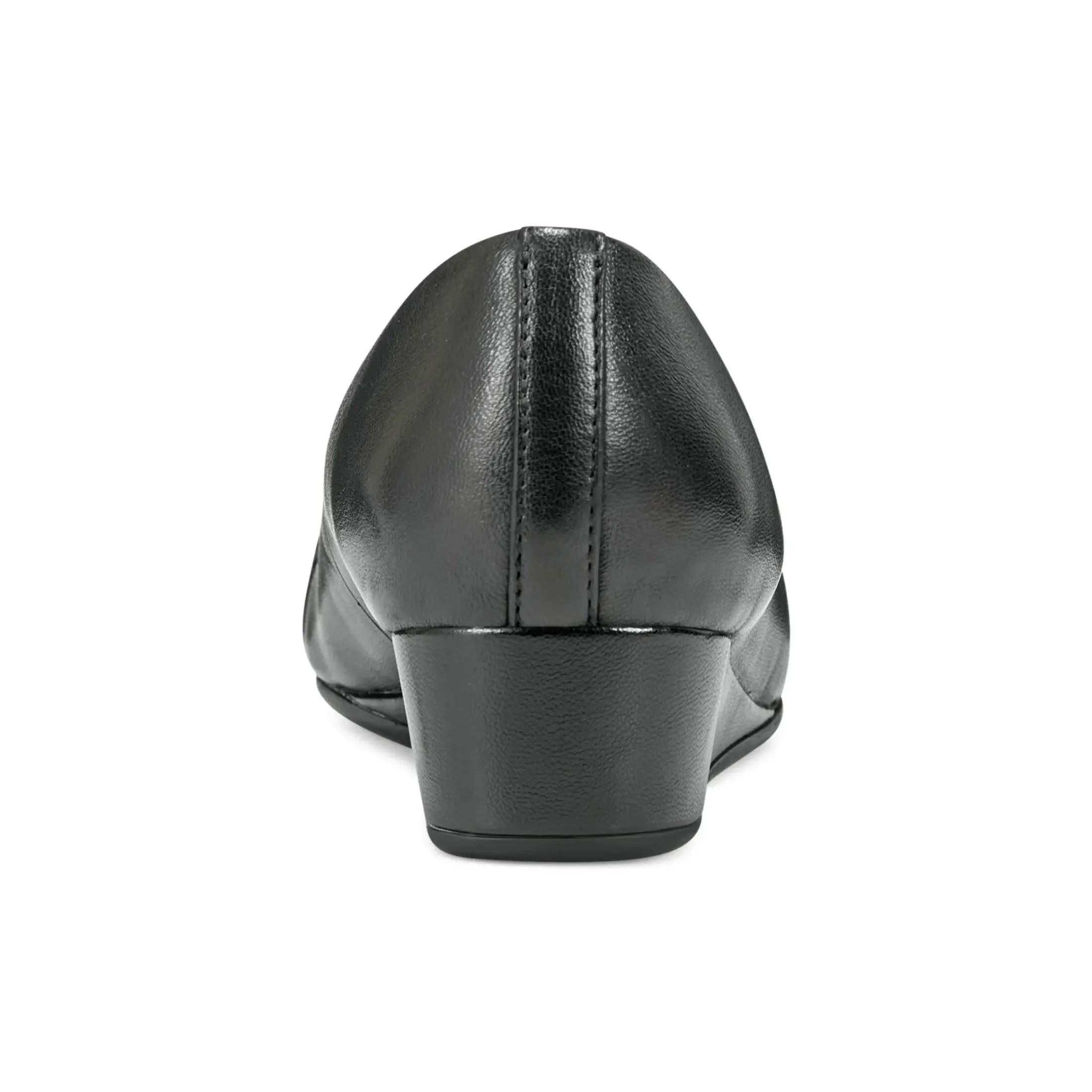 Low Heels|Wedges>Easy Spirit Guliana Wedge Heels Black Leather